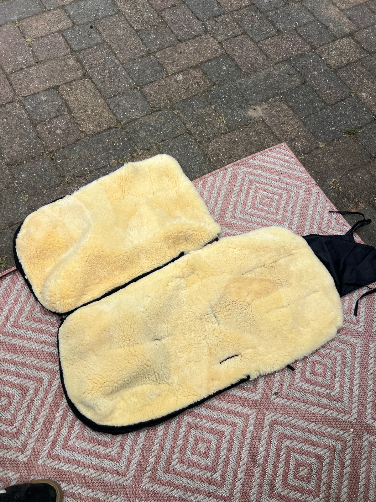 Kaiser voetenzak lamswol voor kinderwagen, Ophalen of Verzenden, Gebruikt, Overige merken