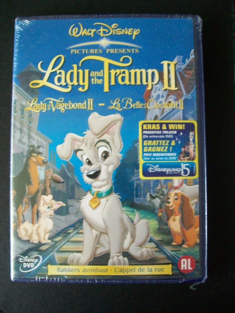 Walt Disney Lady en de Vagebond 2 nieuw in seal, Cd's en Dvd's, Tekenfilm, Verzenden, Nederlands, Nederlands