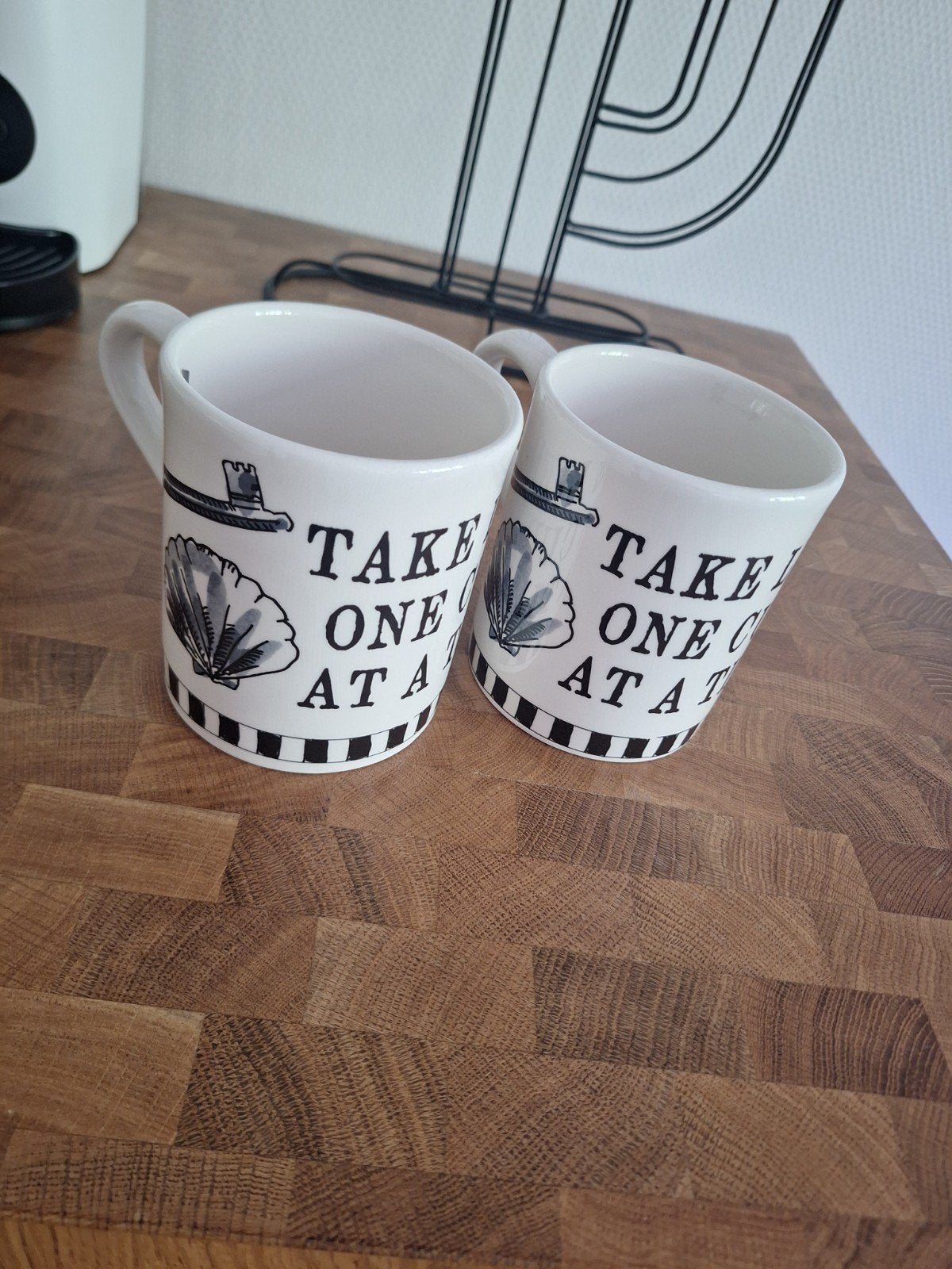 Blond Amsterdam Blond X Noir mokken - set van 2, Blond Amsterdam, Overige typen, Ophalen of Verzenden, Zo goed als nieuw