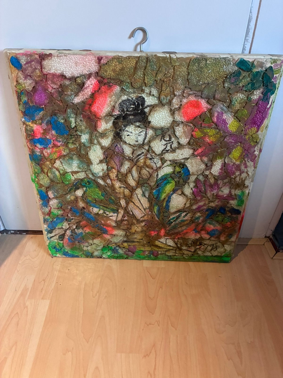 Schilderij op paneel, Ophalen