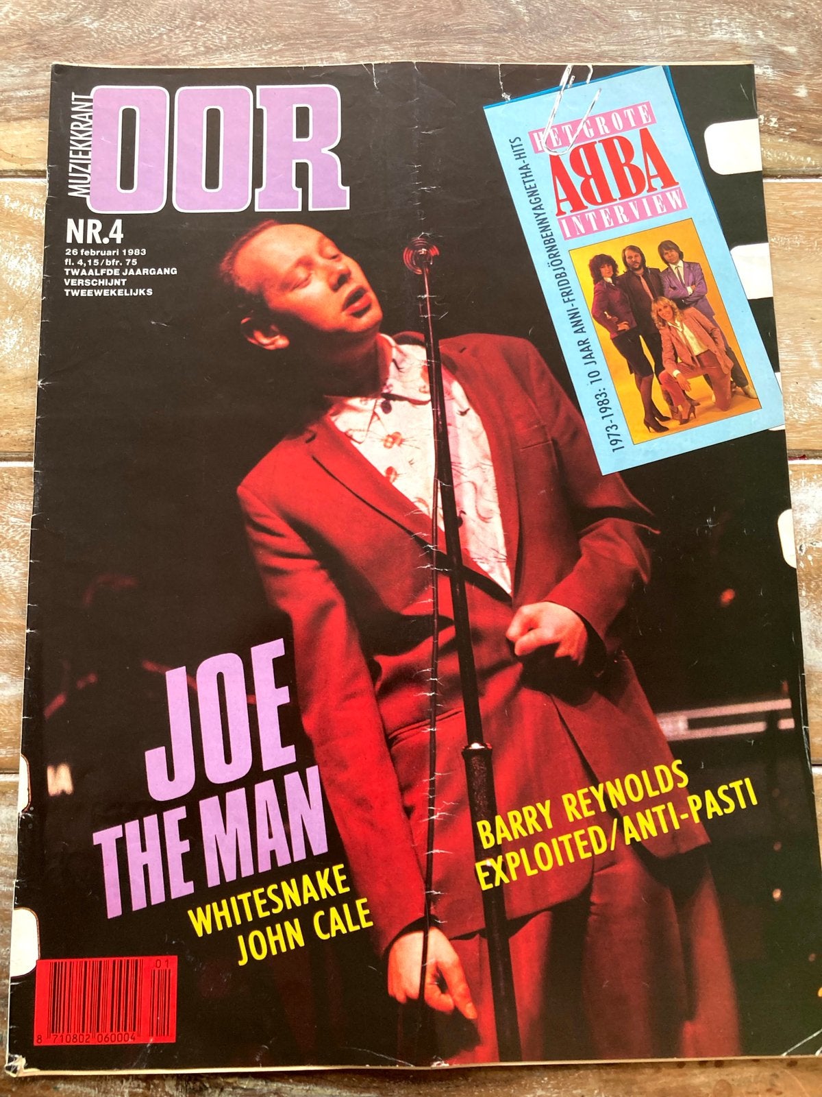 Muziekkrant OOR 1983 WHITESNAKE Exploited ABBA Joe Jackson, Ophalen of Verzenden, Zo goed als nieuw, Muziek, Film of Tv