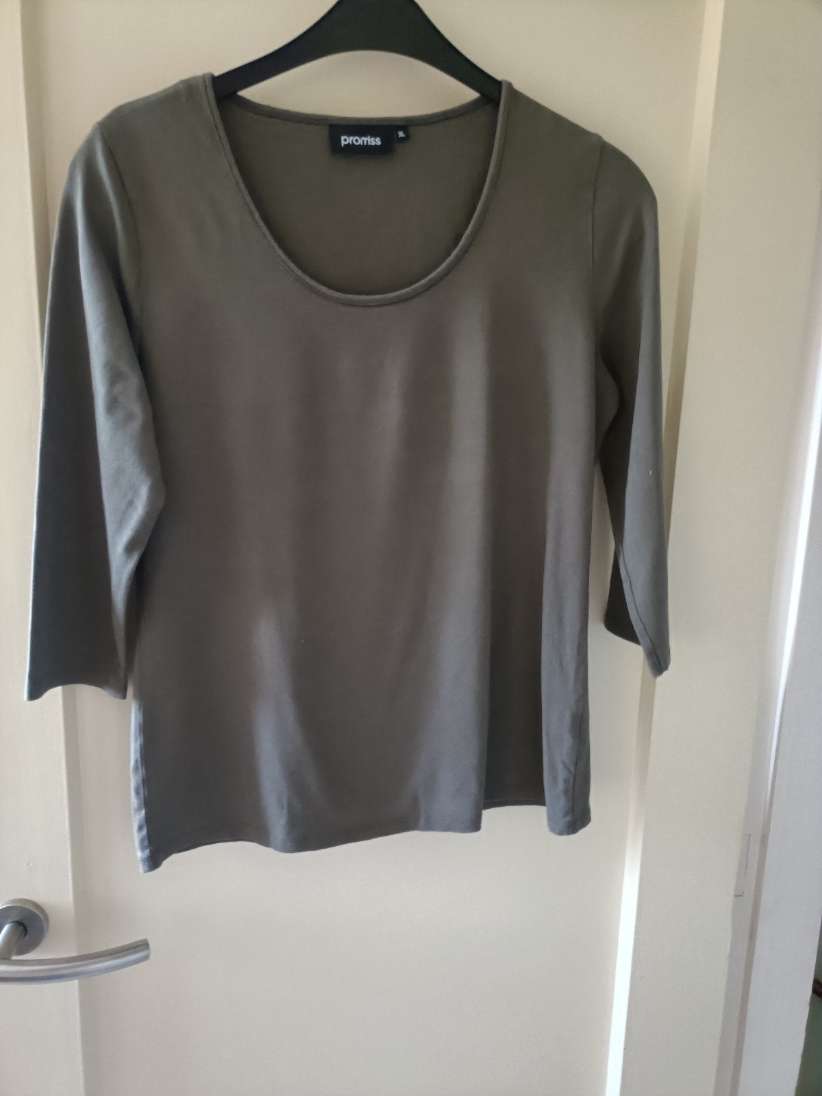 MOSGROEN T-SHIRT, Promiss, Maat 46/48 (XL) of groter, Ophalen of Verzenden, Lange mouw