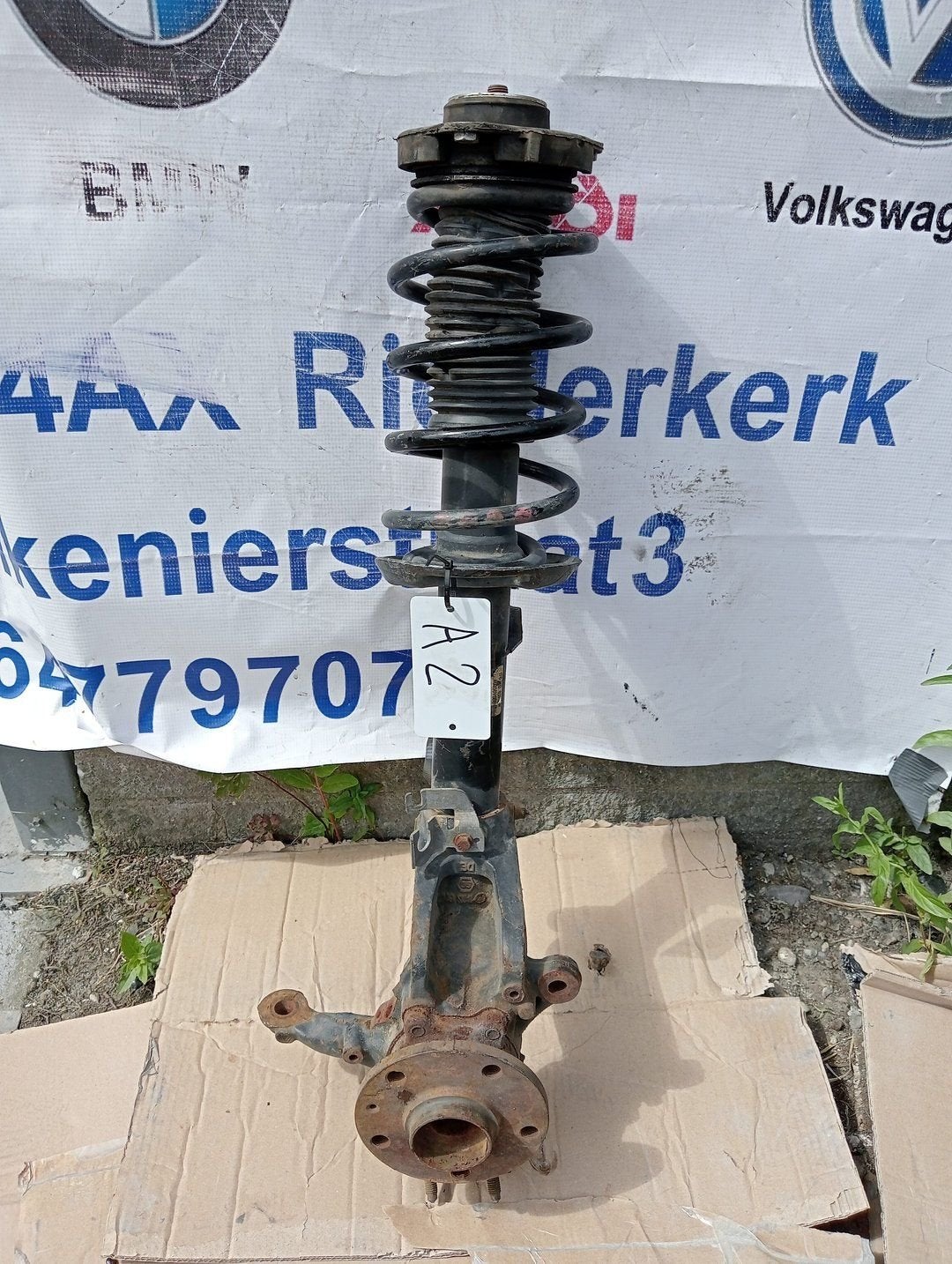 VW Golf 6 Wielophanging Veerpoot 1T0413031E, Gebruikt, -, Volkswagen, -