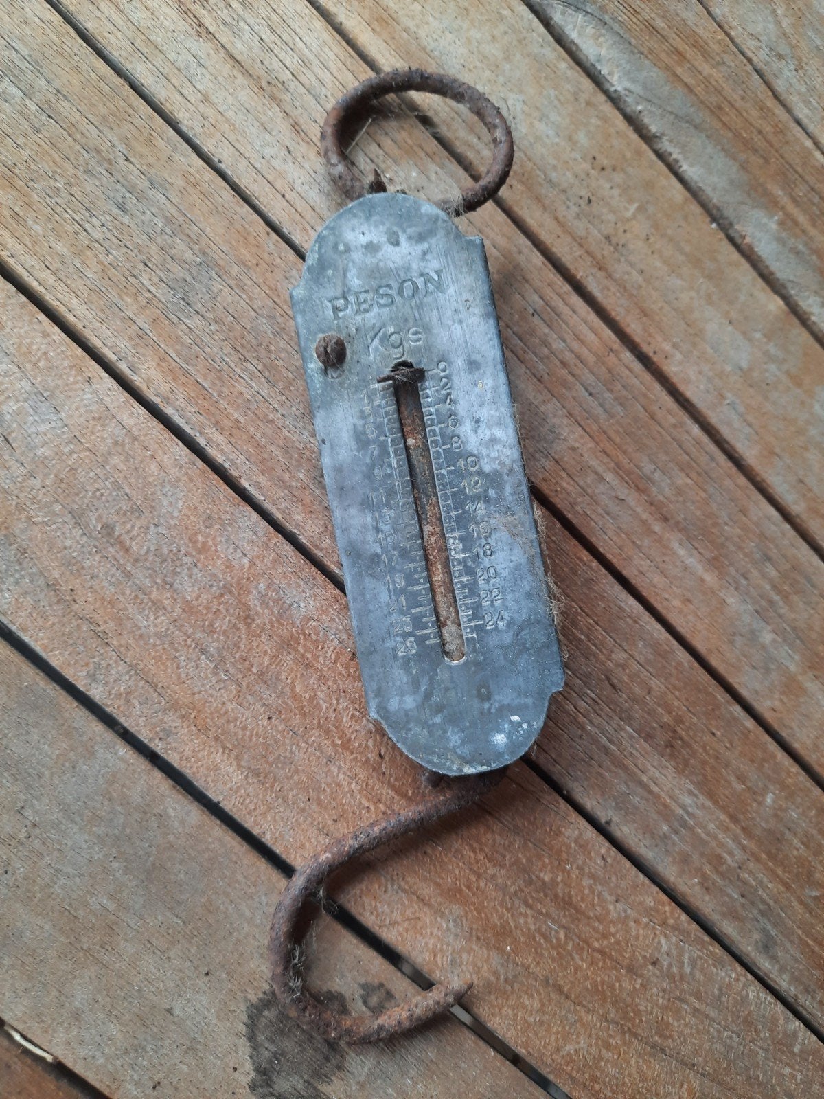 Vintage Peson Hangweegschaal - Antieke Weegschaal, Ophalen