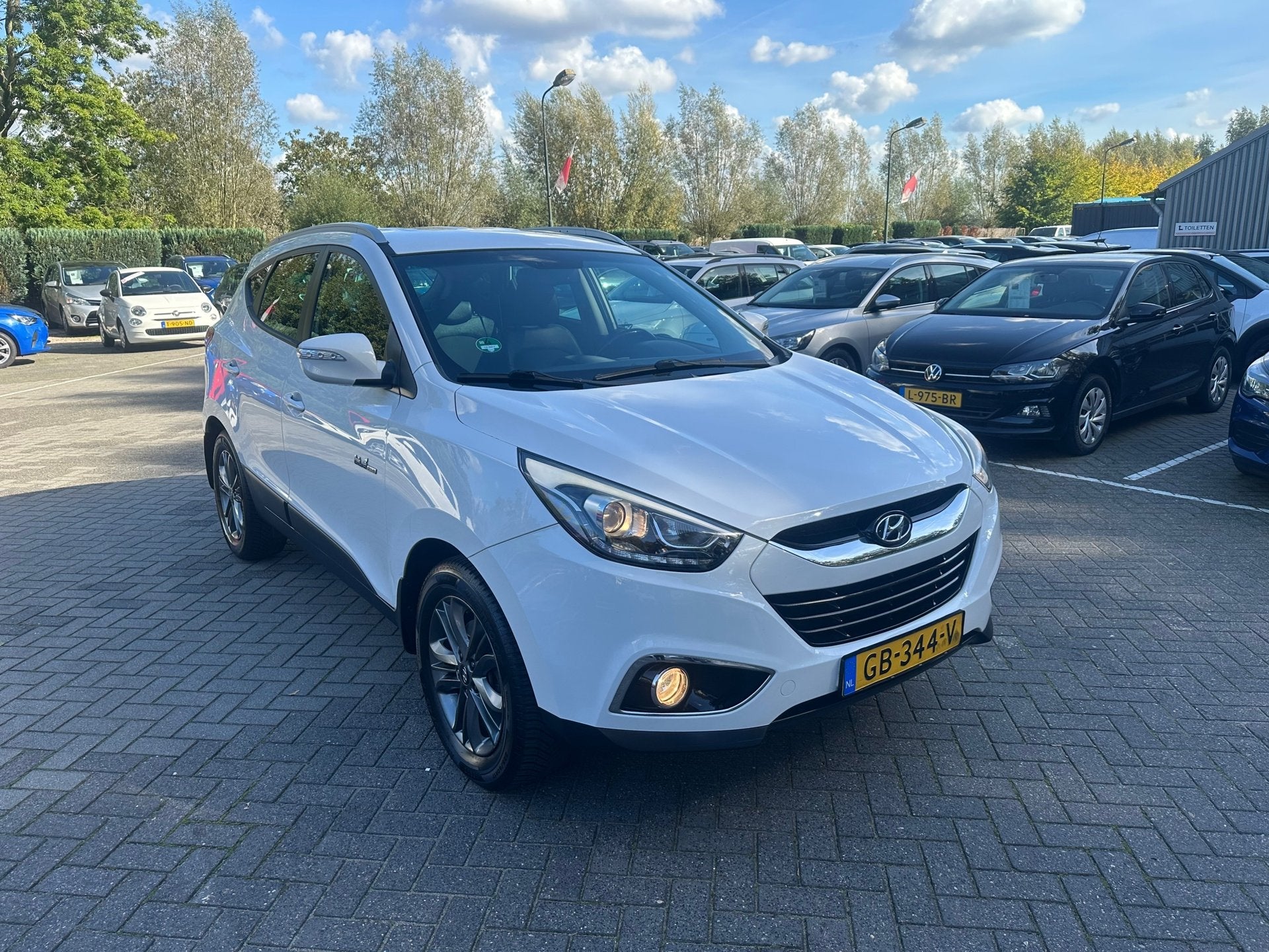 Hyundai Ix35 1.6i GDI Go! half leer , navigatie , pdc met ca, Auto's, Voorwielaandrijving, 135 pk, 1591 cc, 4 cilinders