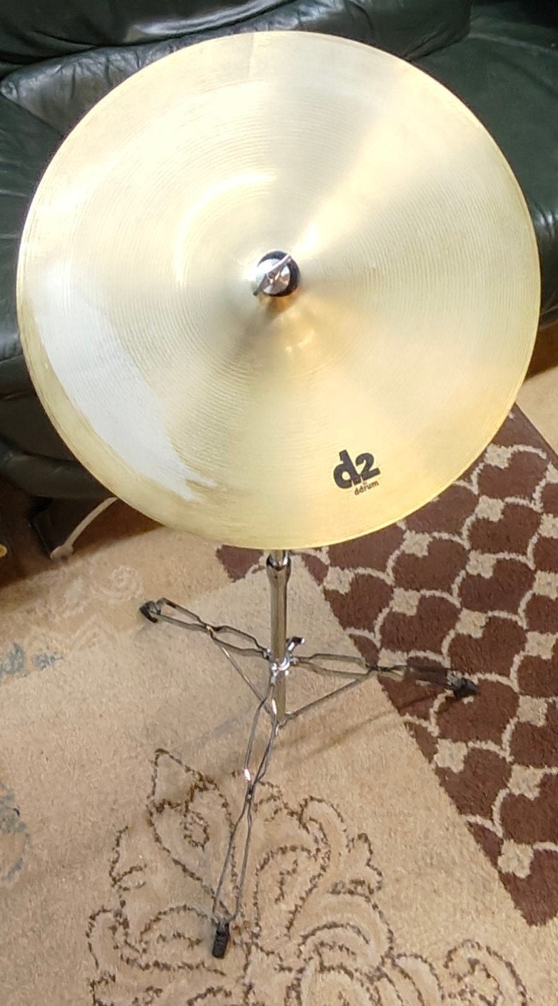 DDRUM D2 16" PRACTICE CRASH CYMBAL+FLOORSTAND, Ophalen of Verzenden, Zo goed als nieuw, Overige merken