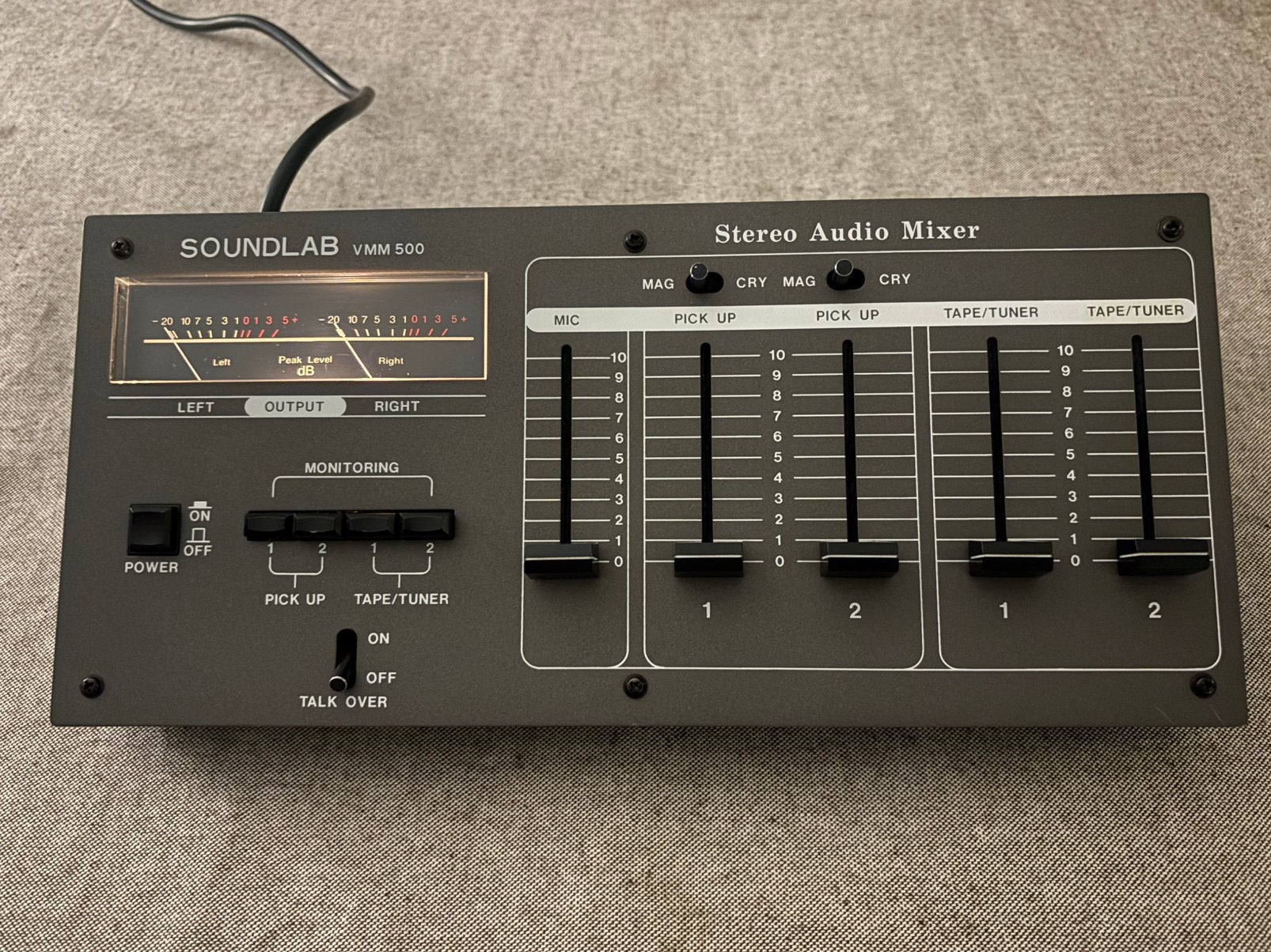 Soundlab VMM 500 stereo audio mixer, Muziek en Instrumenten, Ophalen of Verzenden, Gebruikt