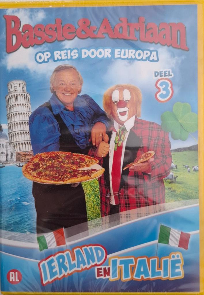 Bassie & Adriaan 3: Op reis door Ierland en Italië (NIEUW), Alle leeftijden, Ophalen of Verzenden, Nieuw in verpakking, Overige genres