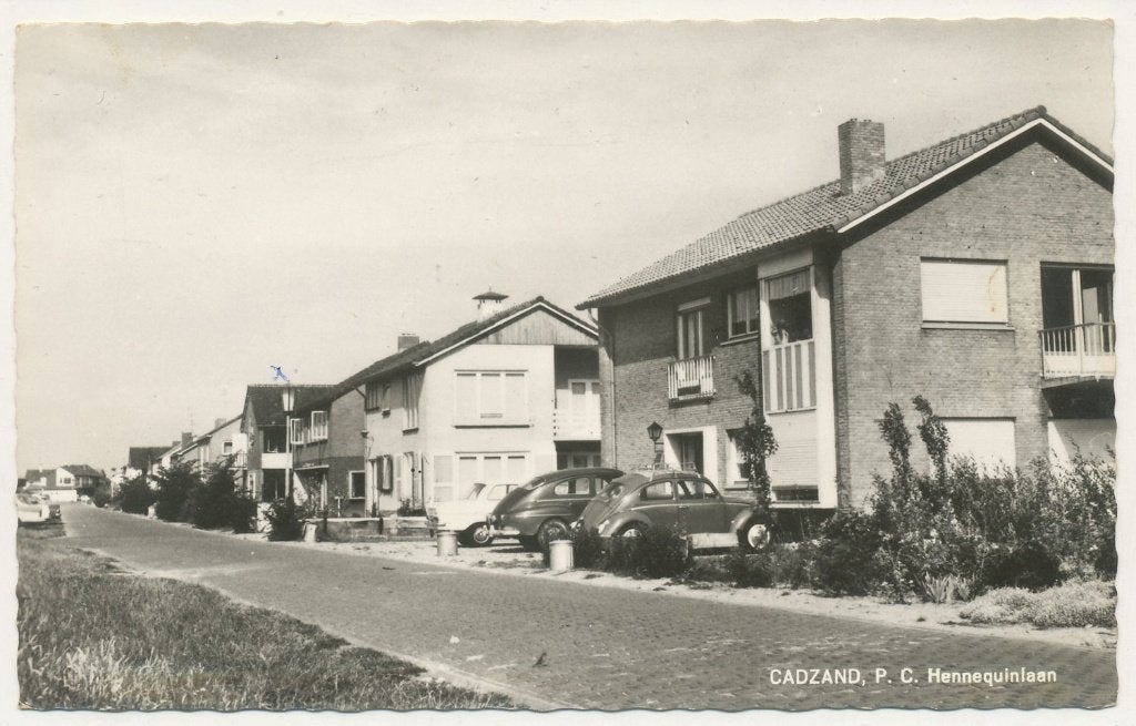 Cadzand - P.C. Hennequinlaan  1972, Ophalen of Verzenden, 1960 tot 1980, Gelopen, Zeeland