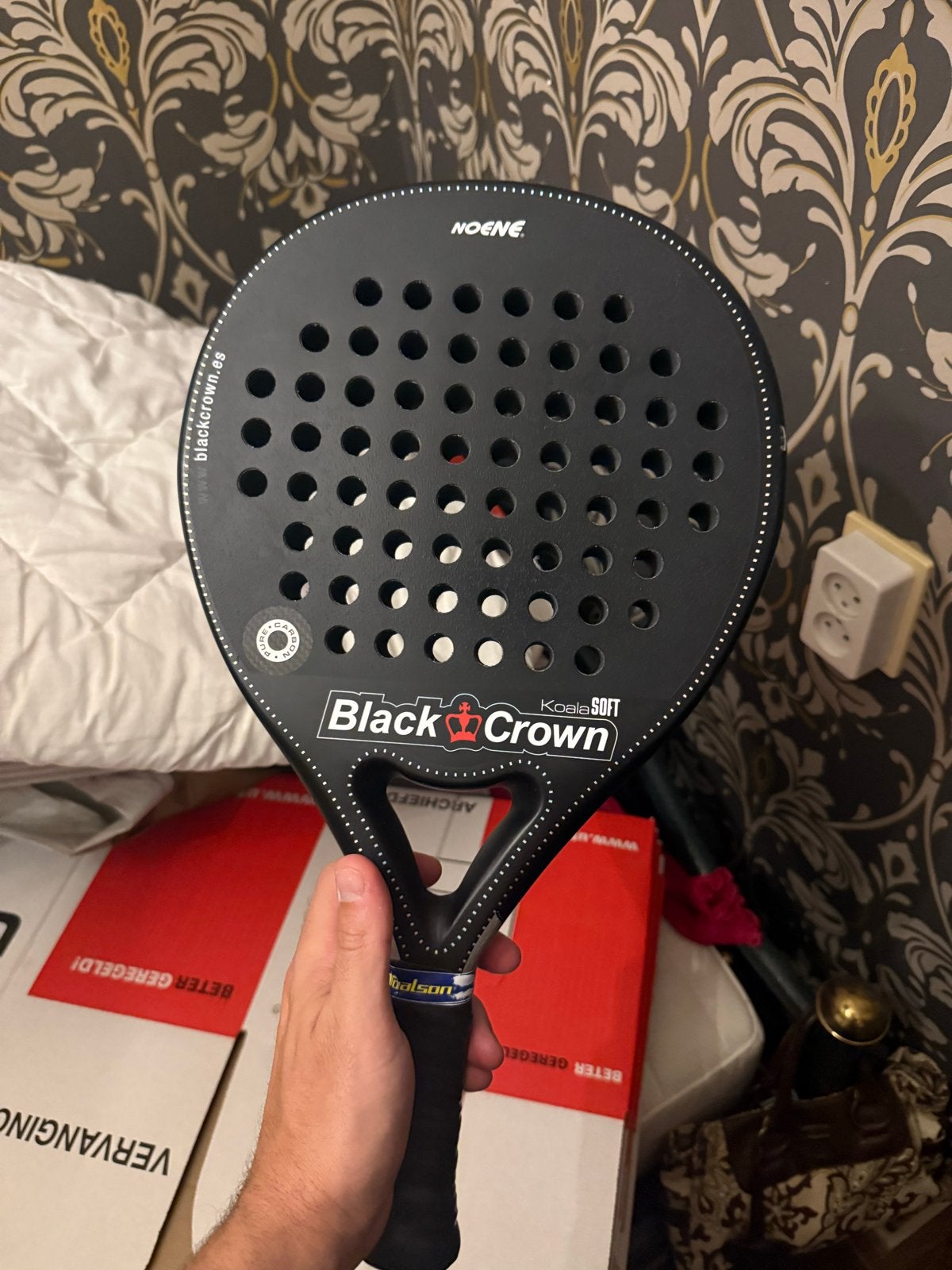 Black Crown Koala Soft Padelracket - Zo goed als nieuw, Ophalen of Verzenden, Zo goed als nieuw, Padelracket