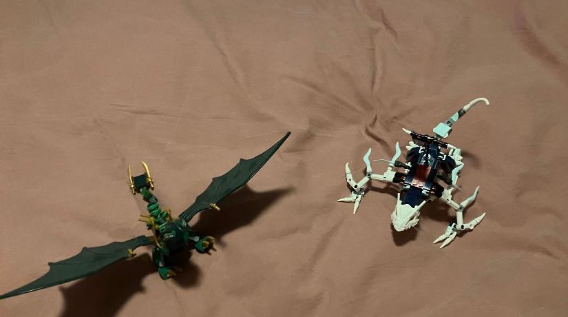 2 lego ninjago draken, Ophalen of Verzenden, Zo goed als nieuw, Lego, Ninjago