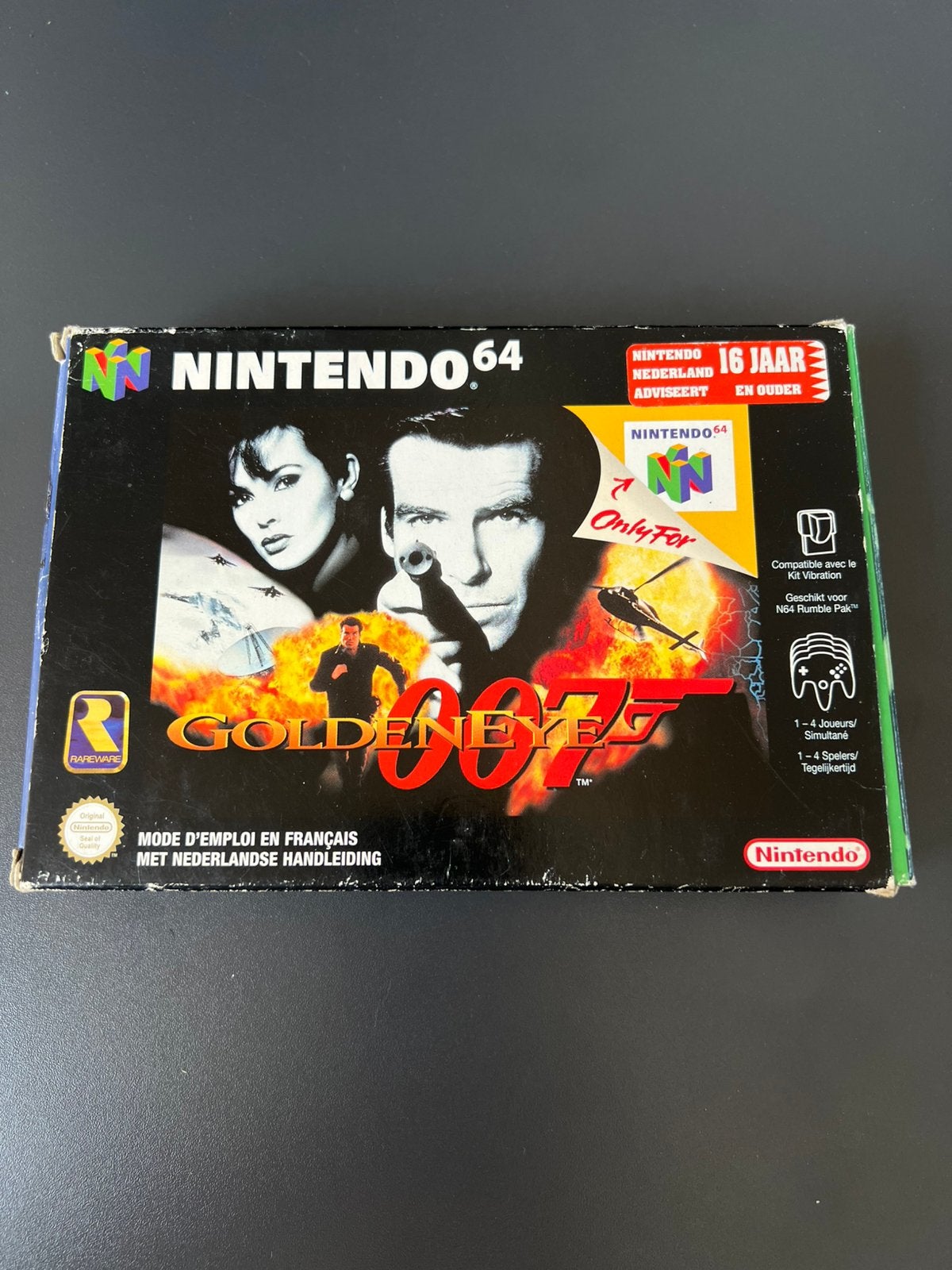 GoldenEye 007 PAL – CIB / Complete in Box – Nintendo 64, 1 speler, Ophalen of Verzenden, Zo goed als nieuw, Shooter
