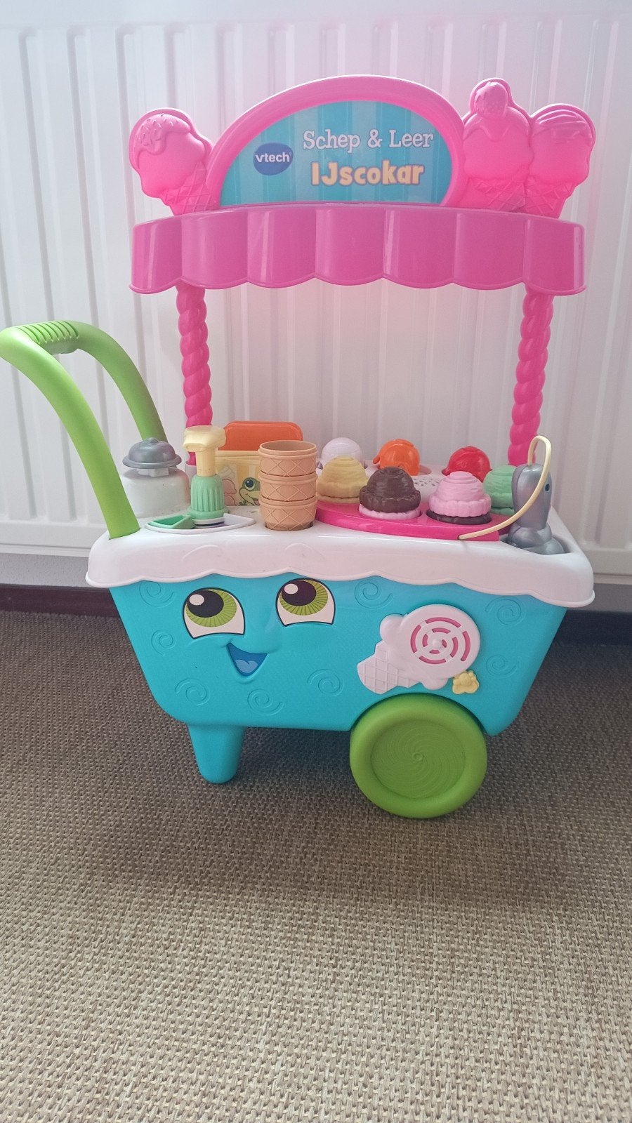 VTech Schep & Leer IJscokar - Compleet en met goed geluid, Ophalen, Zo goed als nieuw, Ontdekken, Met geluid
