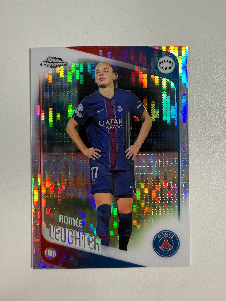 72 Romee Leuchter PULSAR Topps Women's Chrome 2025-26, Ophalen of Verzenden, Nieuw, Buitenlandse clubs, Poster, Plaatje of Sticker
