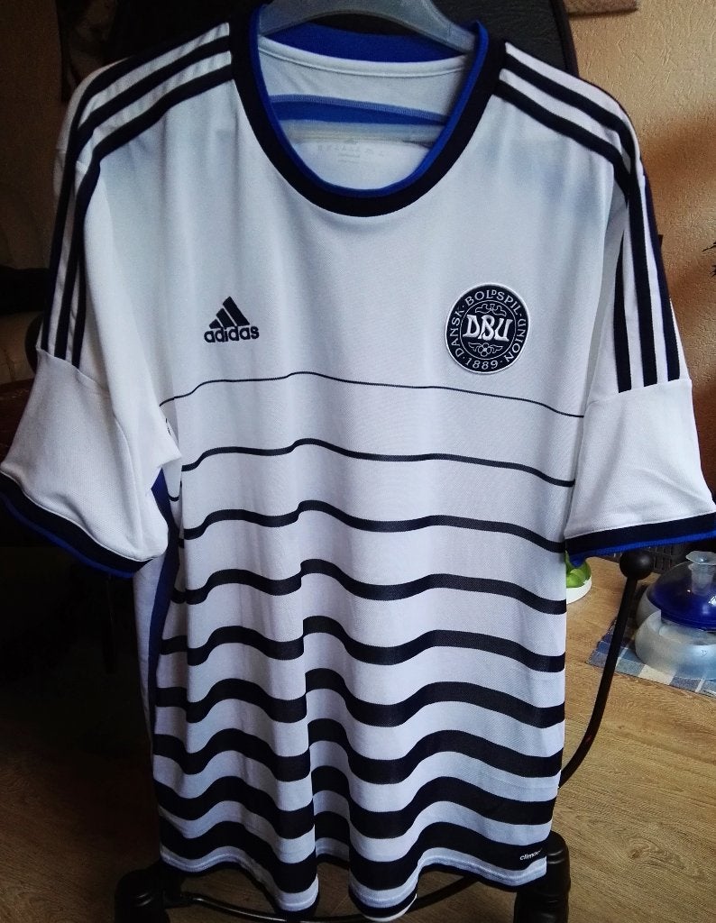 shirt; Nat Elftal Denemarken, Adidas, 2XL, Ophalen of Verzenden, Zo goed als nieuw, Buitenlandse clubs, Shirt