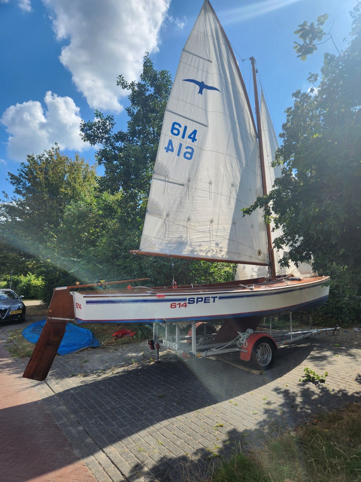 hechthouten Valk 614, Watersport en Boten, Ophalen, Overige merken, Gebruikt, 85 cm