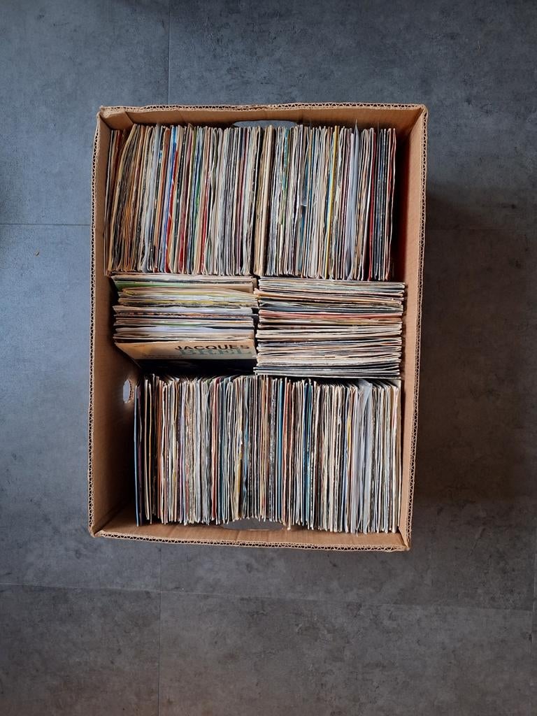 Franstalige singles 450 stuks, Cd's en Dvd's, Vinyl Singles, Ophalen of Verzenden, Gebruikt, Pop