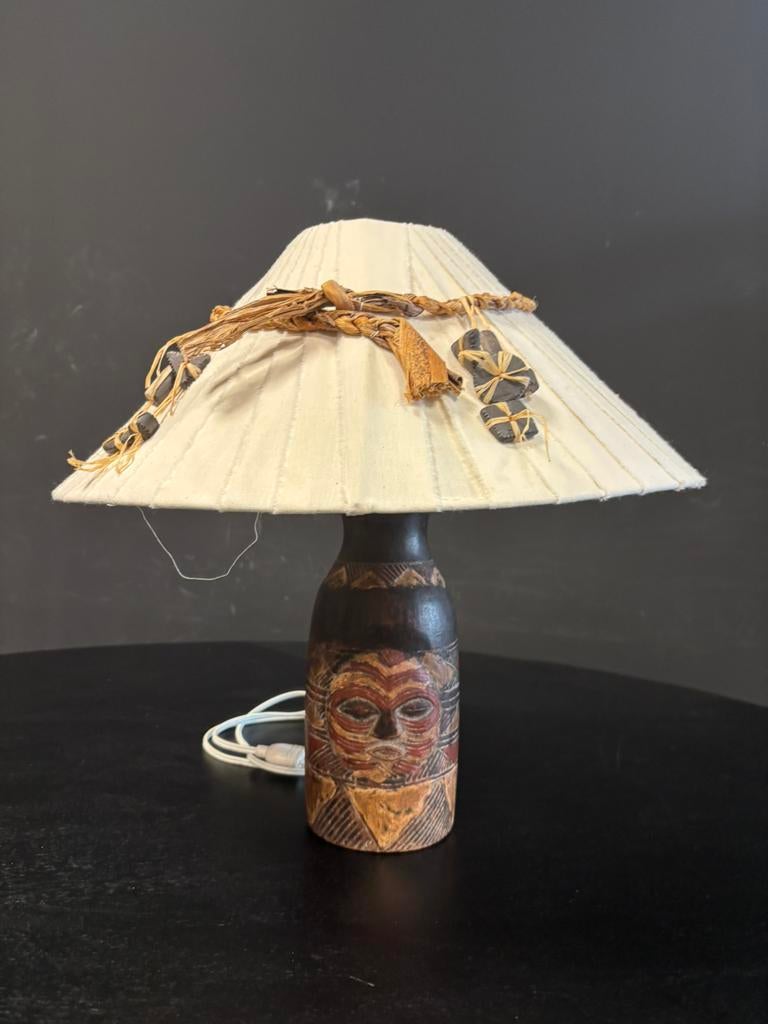 Vintage tiki lamp, Ophalen, Overige materialen, Tiki, 50 tot 75 cm