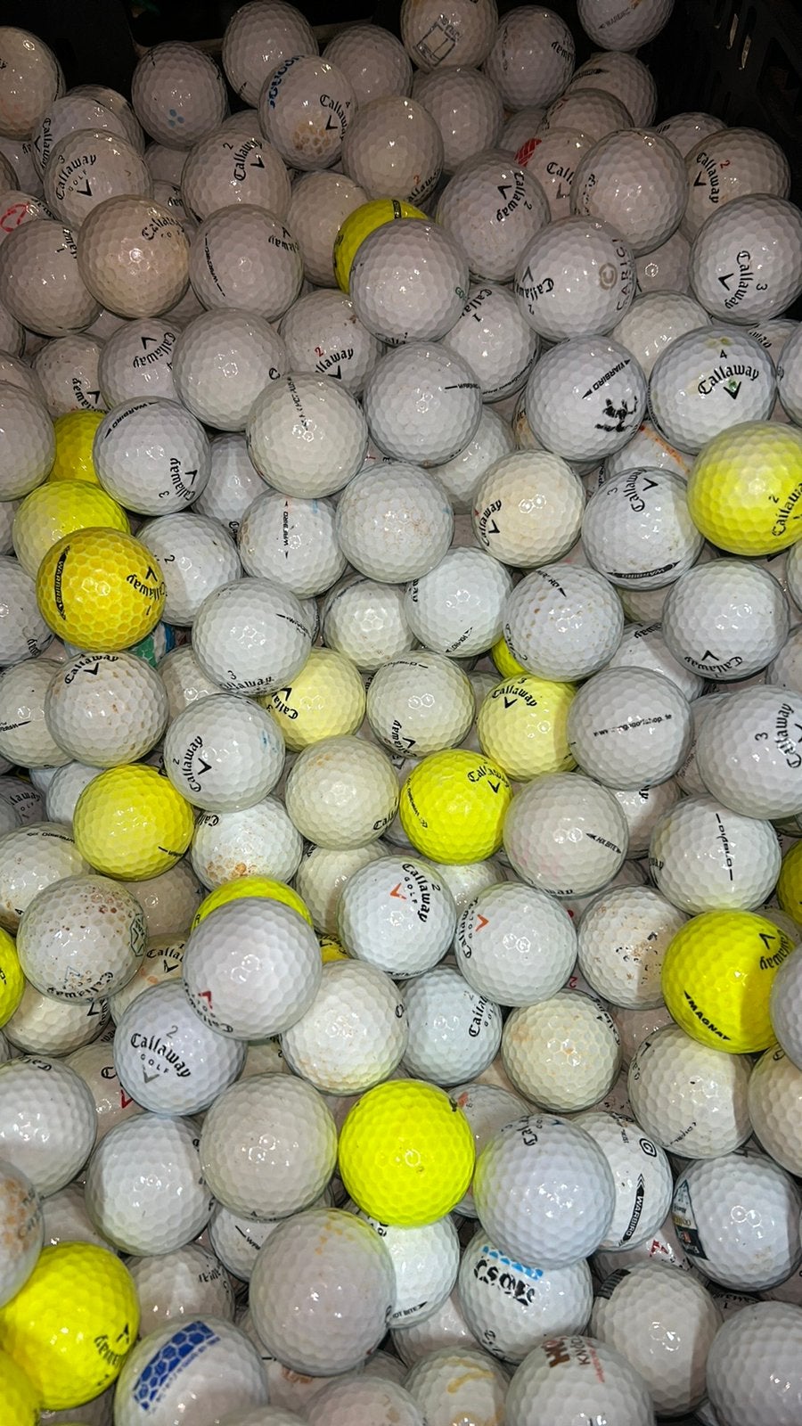 100 Stuks Callaway Mix Golfballen, Ophalen of Verzenden, Zo goed als nieuw, Bal(len), Callaway