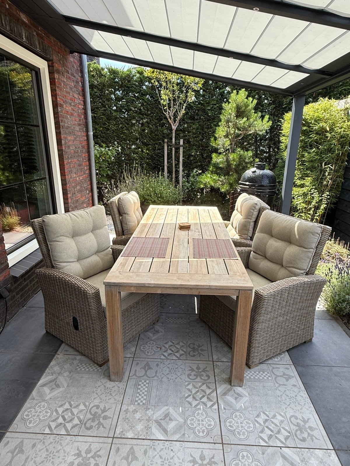Complete tuinset Intenso Mazzano van KeesSmit, Ophalen, 4 zitplaatsen, Teakhout, Zo goed als nieuw