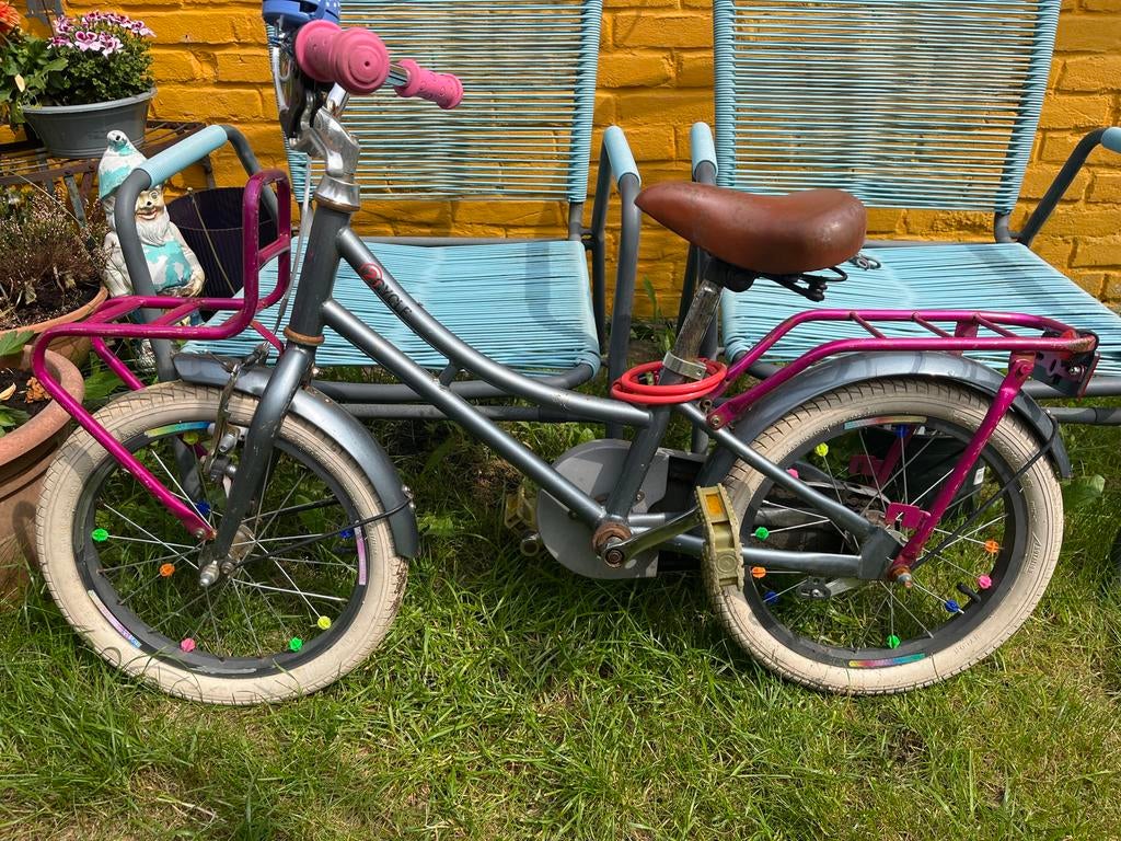 Kinderfiets 16 inch, Fietsen en Brommers, Fietsen | Kinderfietsjes, Ophalen, Gebruikt, Velgrem, 16 tot 20 inch