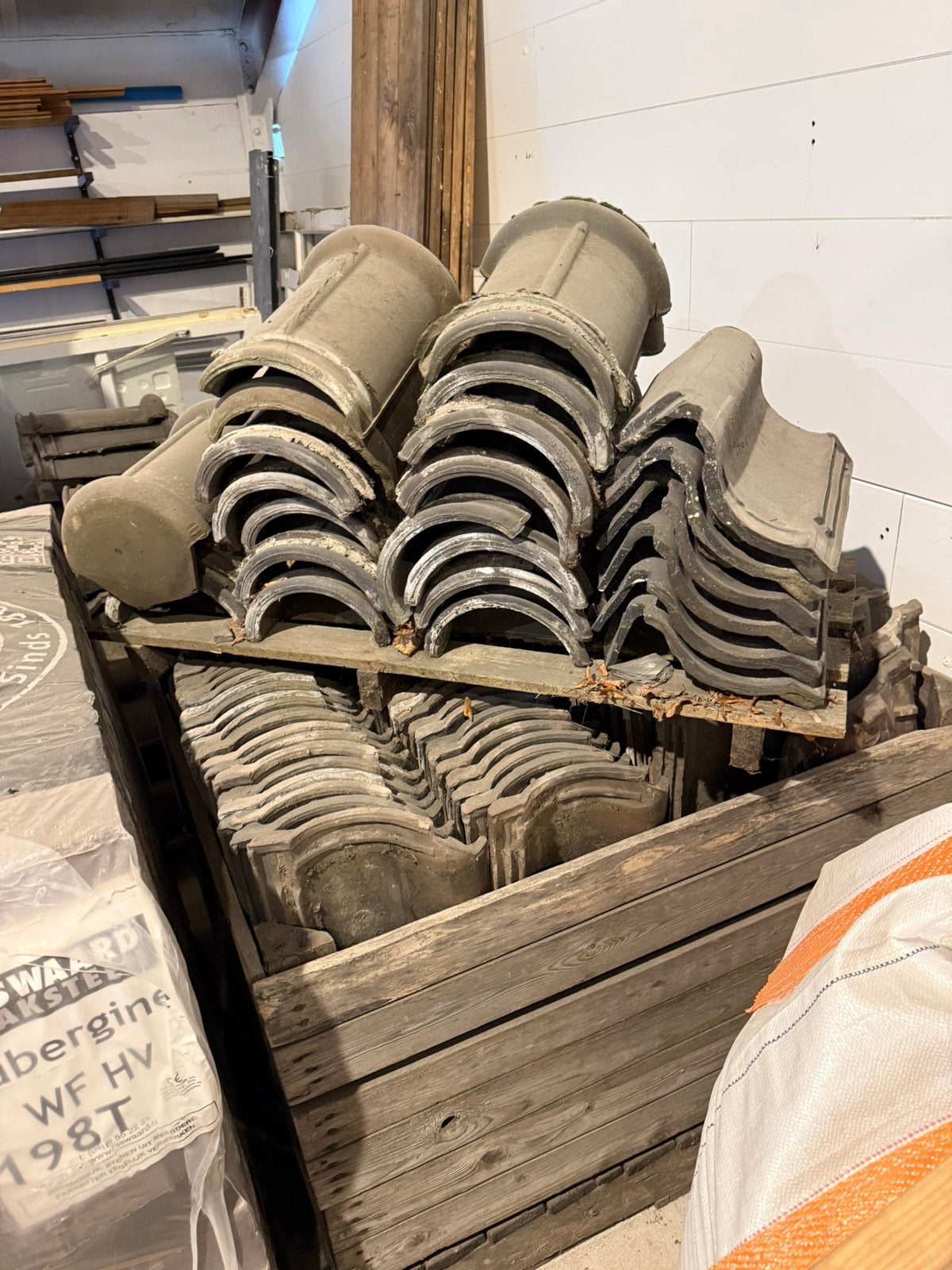 Ovh pannen, Ophalen, Gebruikt, Steen of Klei, 15 m² of meer