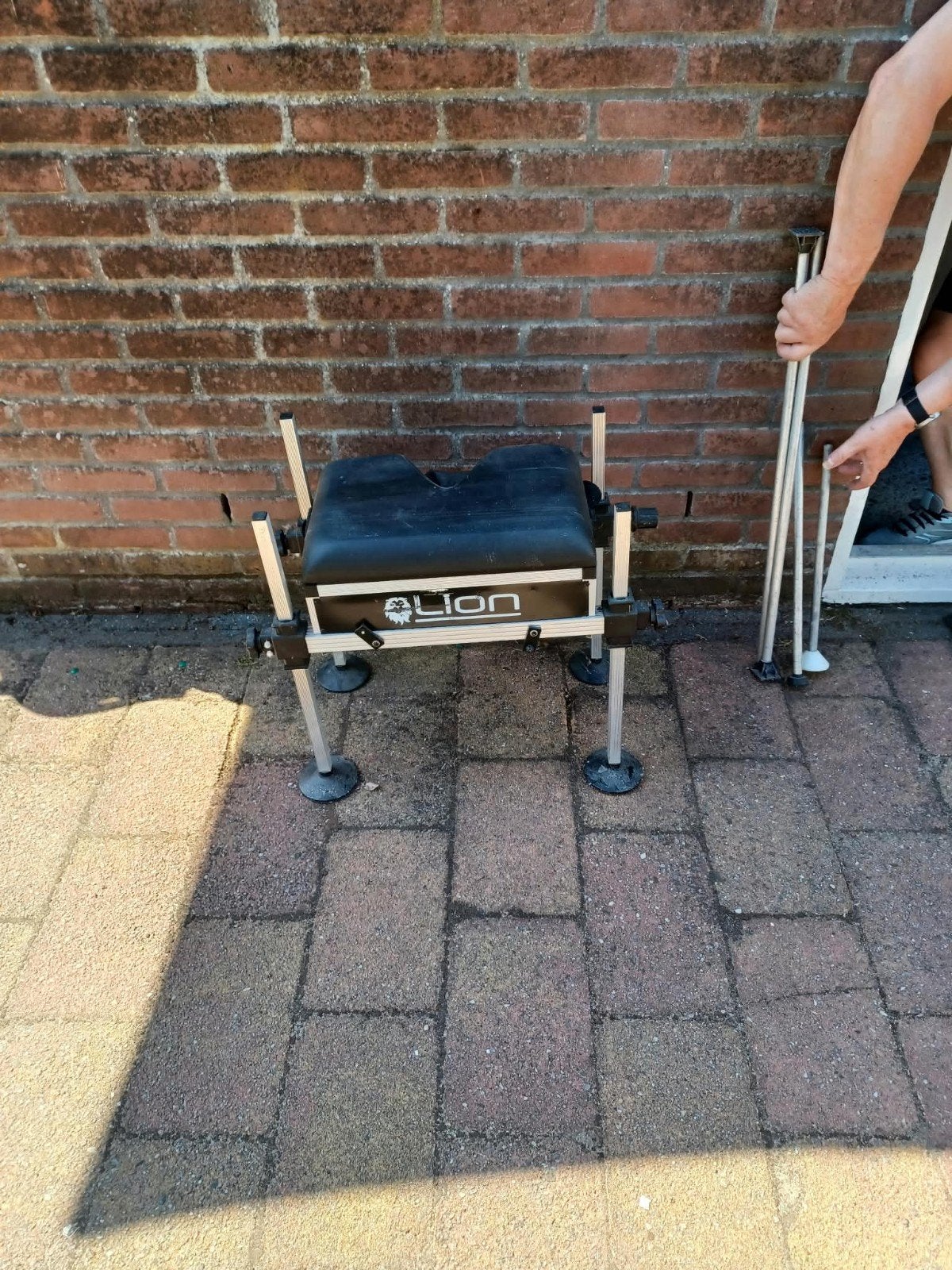 Lion viskist met zitje en verstelbare poten, Ophalen, Gebruikt, Overige typen