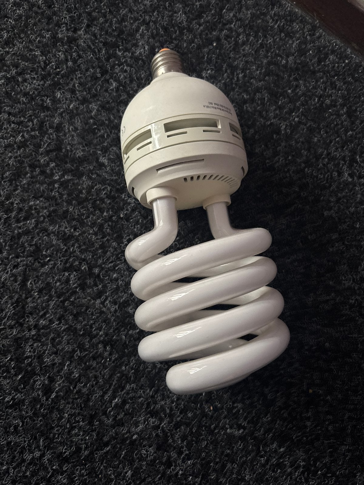 Mega Spiral 45W Warm Wit Spaarlamp E27, Gebruikt, 60 watt of meer, Spaarlamp, Warm wit
