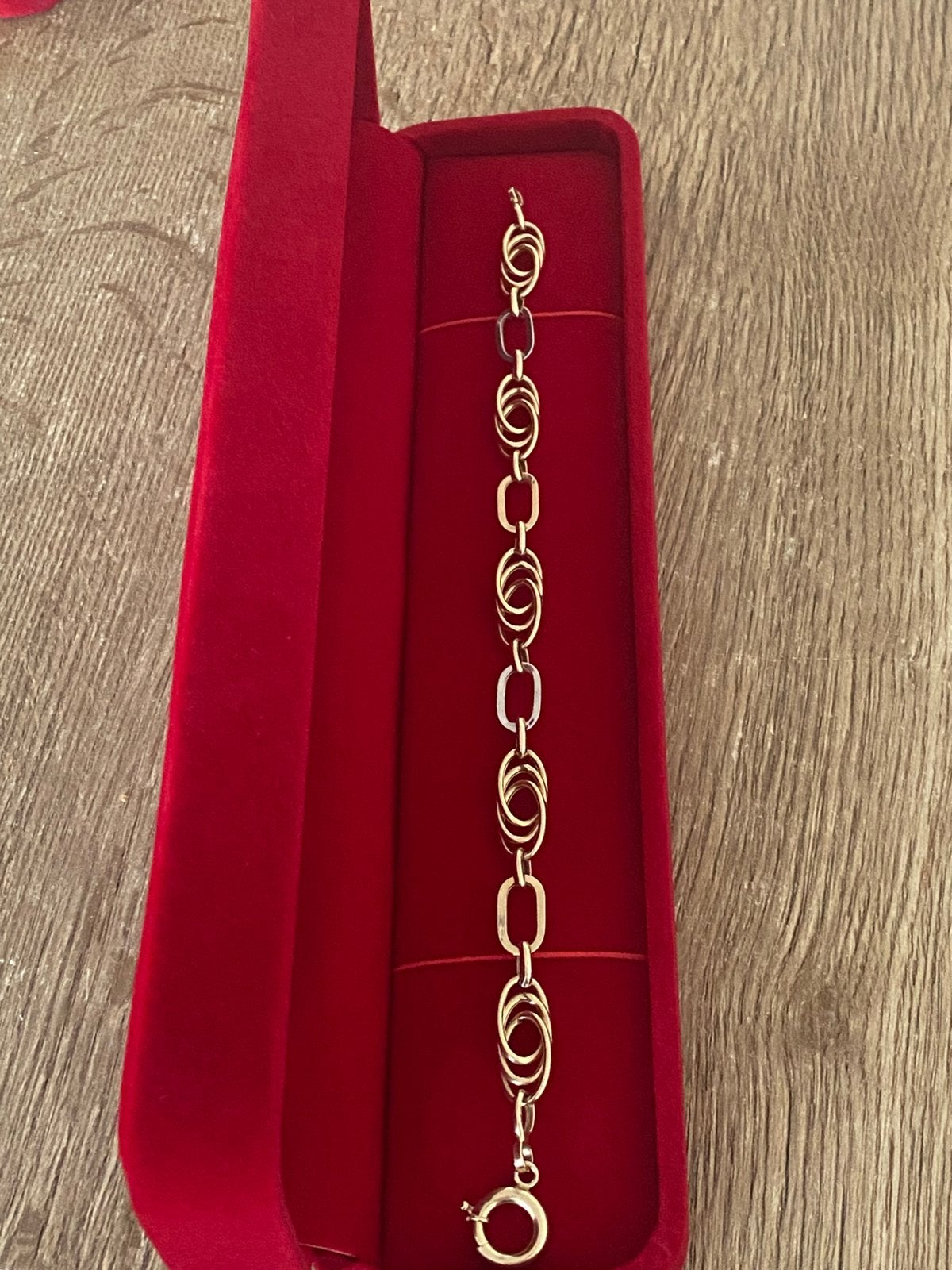 14 karaat(585) gouden armband, wit en geel goud, Ophalen of Verzenden, Zo goed als nieuw