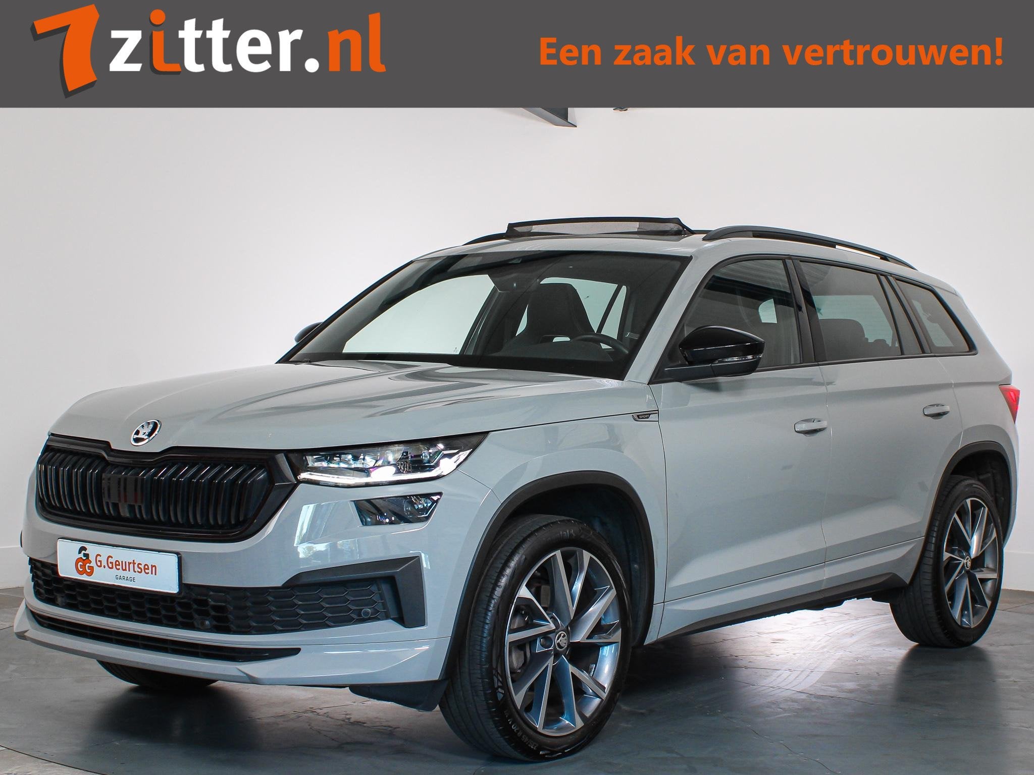 Skoda Kodiaq 1.5 TSI Sportline Business, 7-Persoons, Trekhaa, Auto's, Voorwielaandrijving, 4 cilinders, 150 pk, Origineel Nederlands