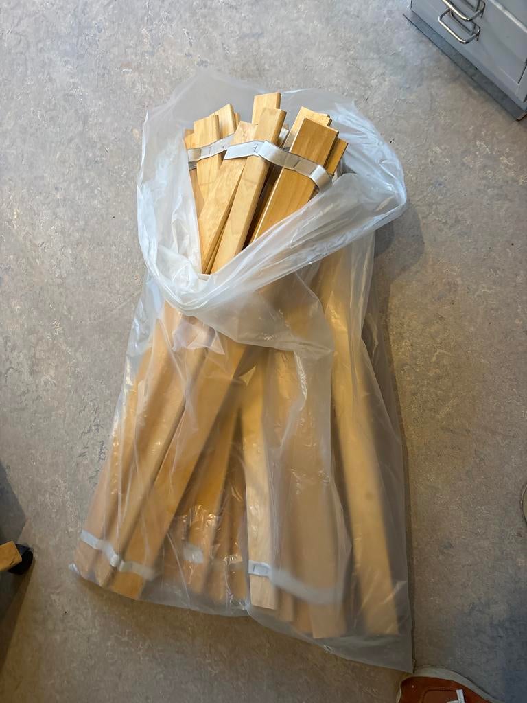Bedbodem 2 IKEA LURÖY lattenbodems 80x200, Huis en Inrichting, Slaapkamer | Matrassen en Bedbodems, Ophalen, Gebruikt, Eenpersoons