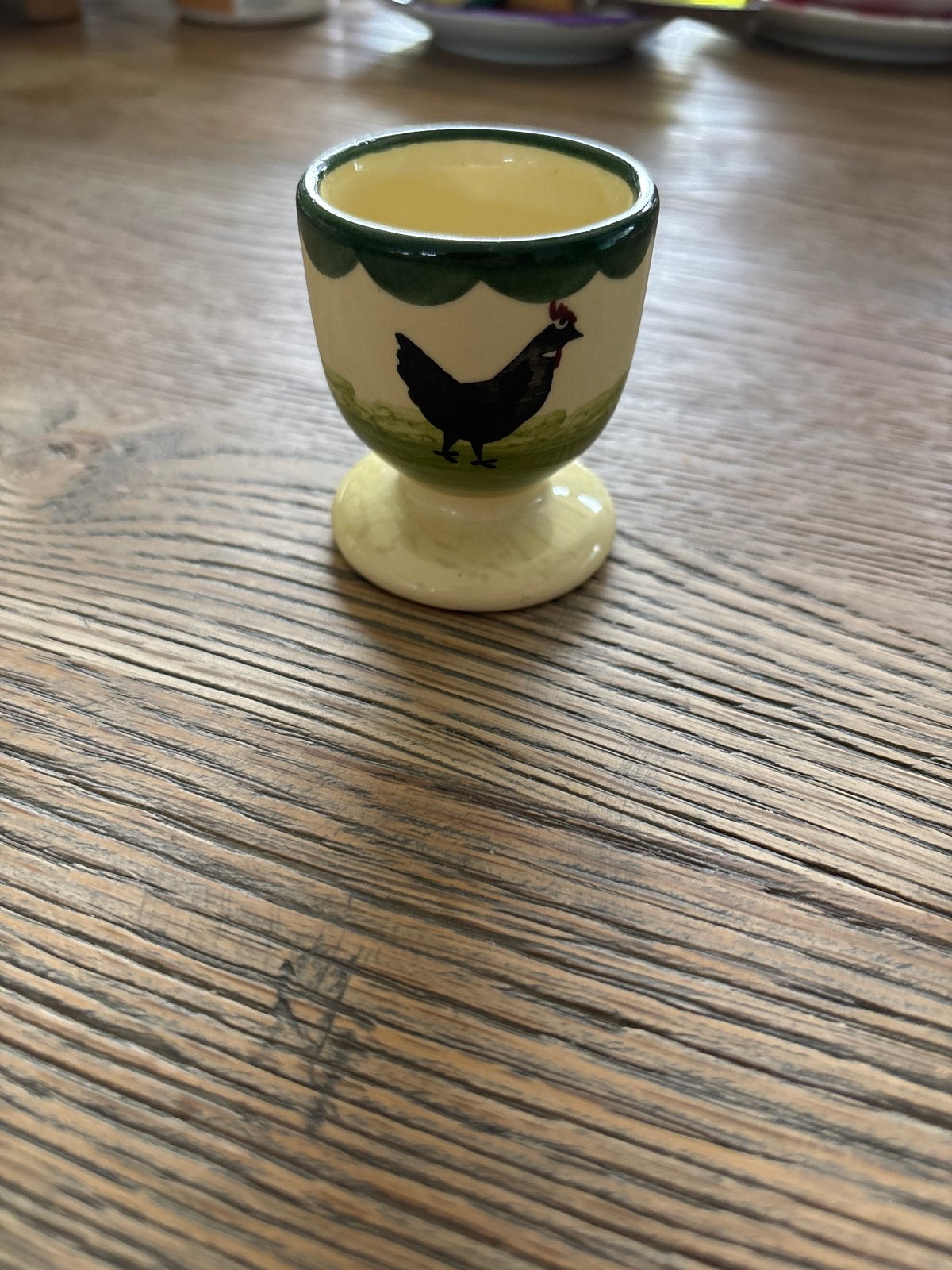 Leuke eierdop met kip design, Ophalen of Verzenden, Gebruikt, Keramiek, Overige typen