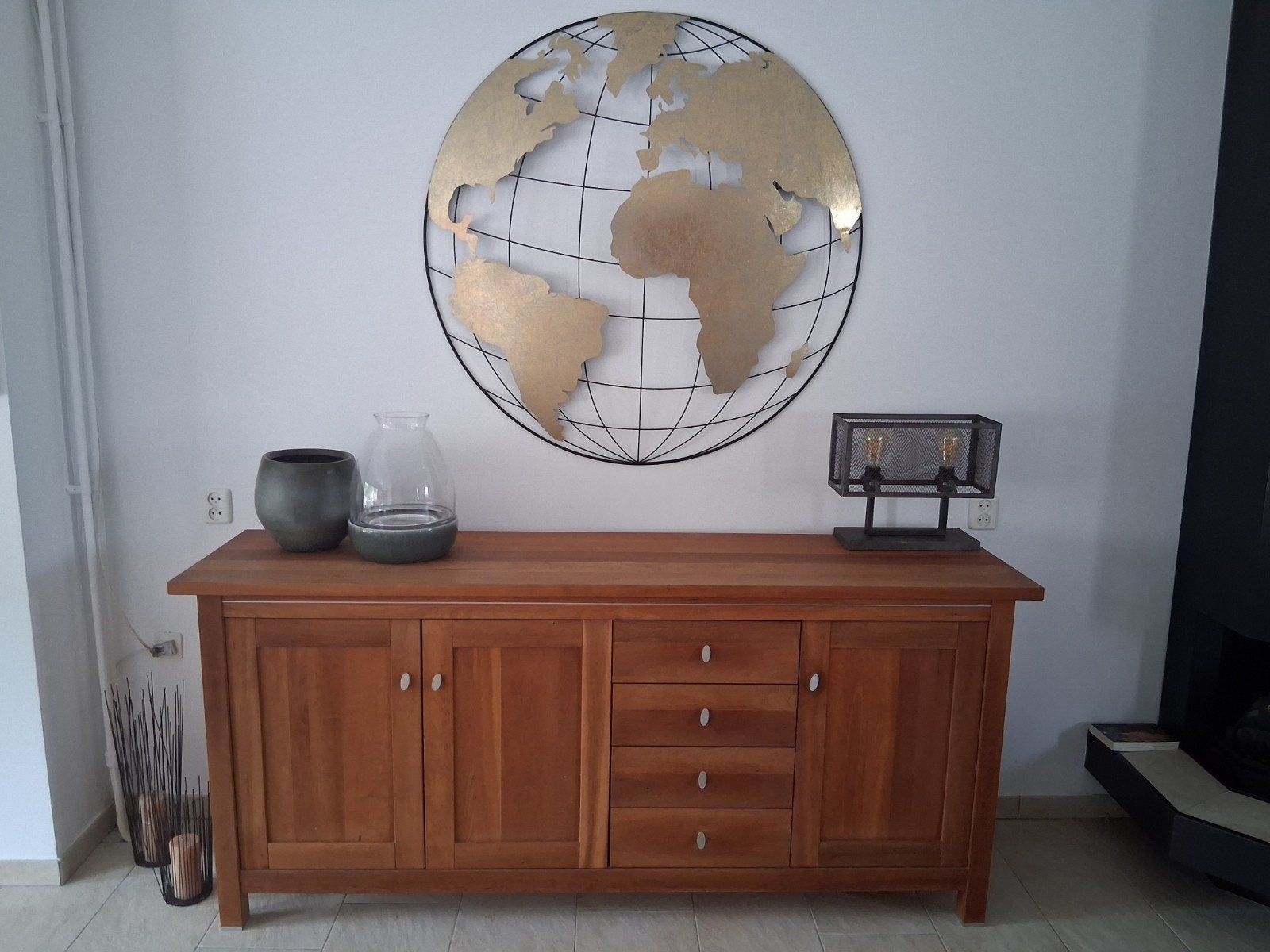 kersenhouten dressoir 200x49x90, Ophalen