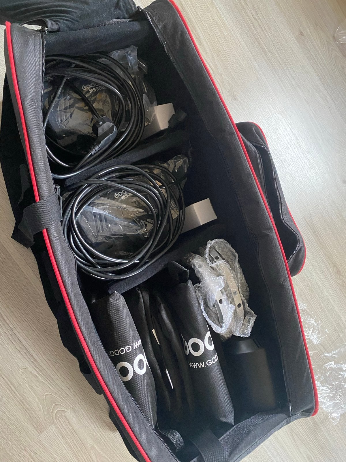Godox MS300 Studioflitser Set met Softboxen en Statieven, Audio, Tv en Foto, Fotografie | Fotostudio en Toebehoren, Ophalen, Draadloos