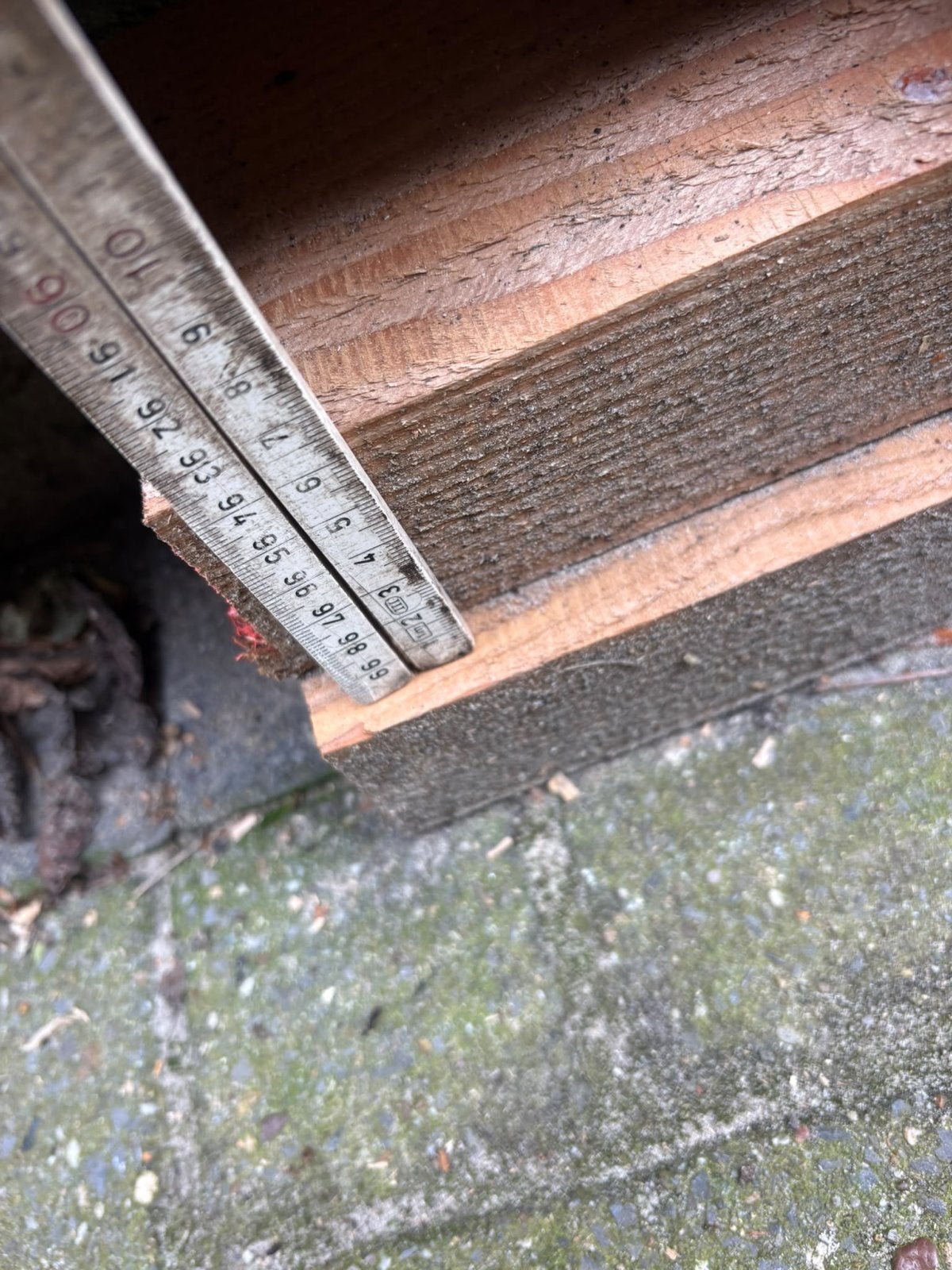 3 Douglas houten balken - 4,5 meter lang, Ophalen, Gebruikt, Balk, Overige houtsoorten