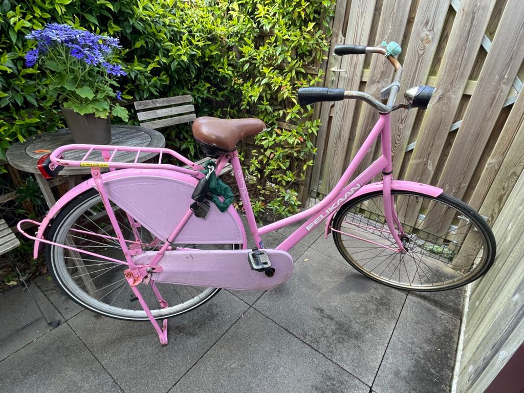 Rose Pelikaan fiets, dames fiets, oma fiets, Fietsen en Brommers, Ophalen, Gebruikt, Overige merken