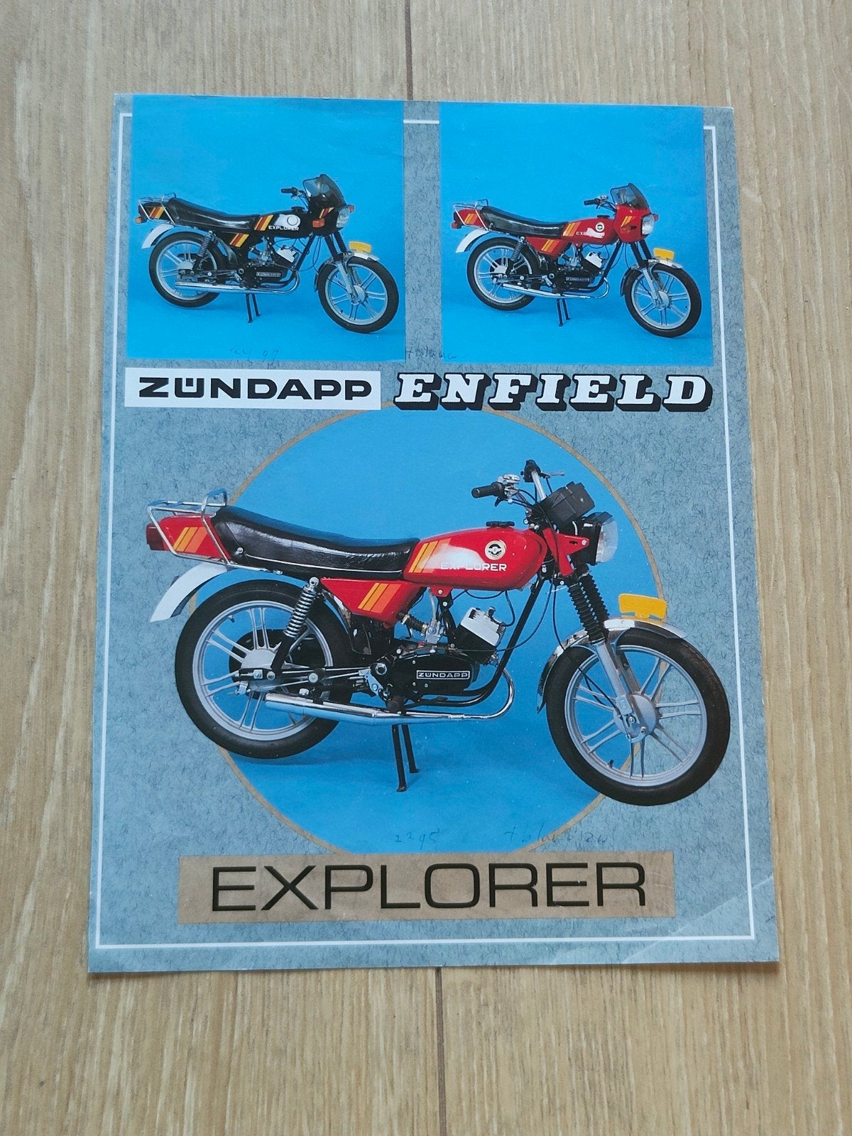 Vintage Zündapp folder, Ophalen of Verzenden, Zo goed als nieuw