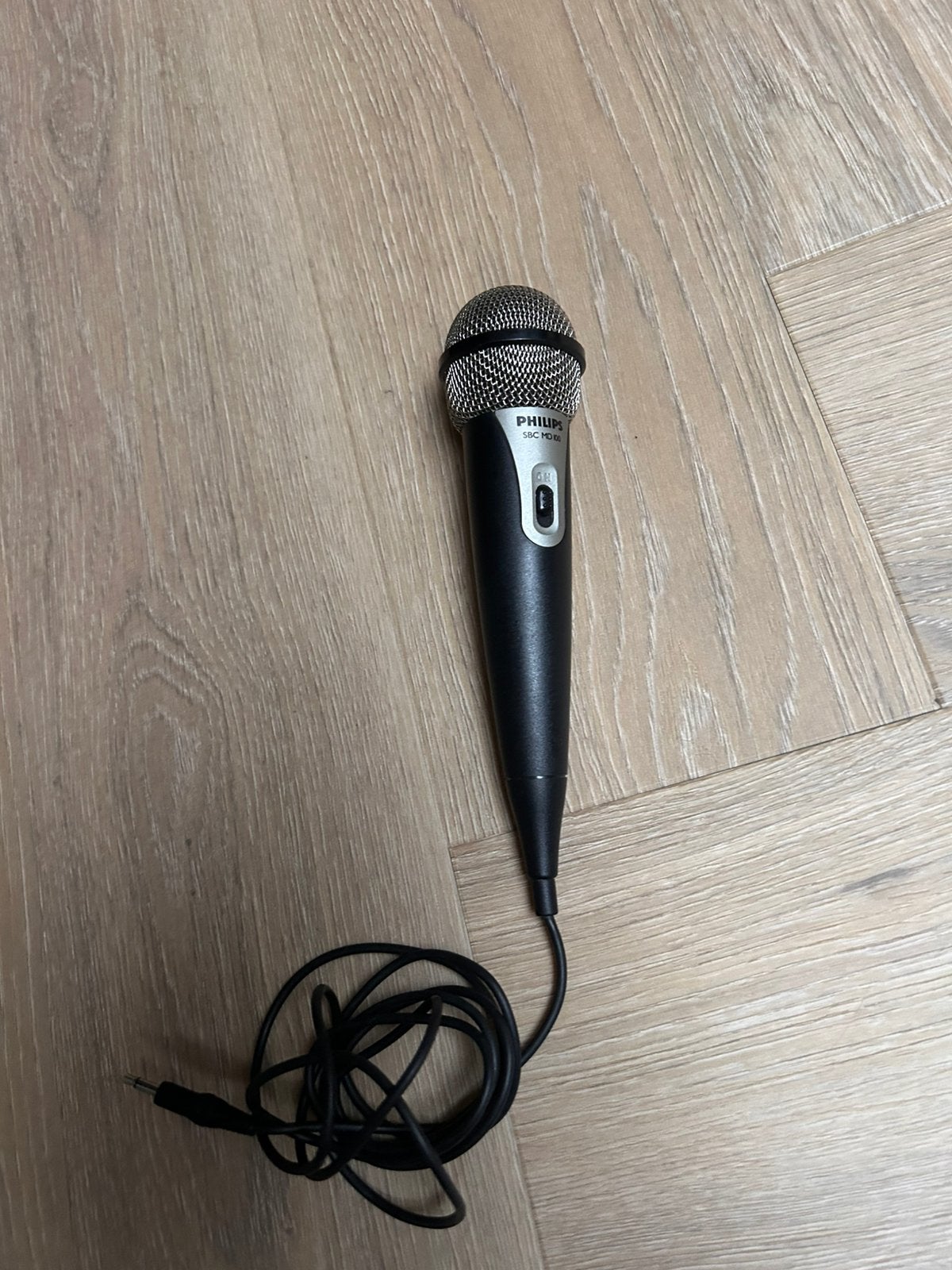 Philips SBC MD100 Microfoon – Origineel, Ophalen of Verzenden, Zo goed als nieuw, Overige typen