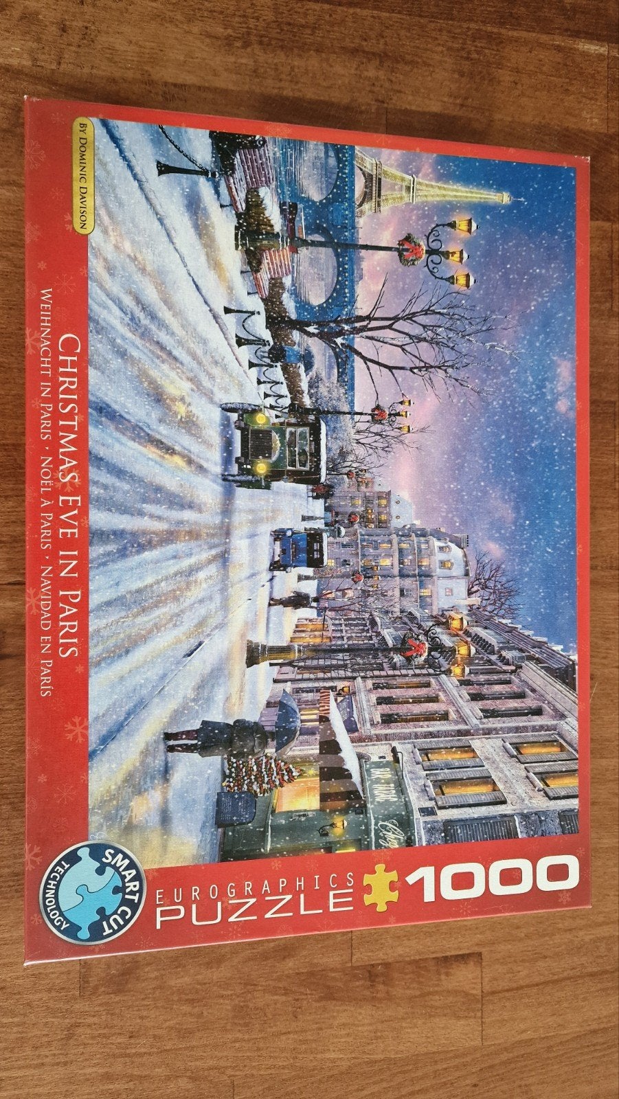 2x Kerst 1000st legpuzzel: Londen & Parijs - Compleet, Ophalen, 500 t/m 1500 stukjes, Gebruikt, Legpuzzel