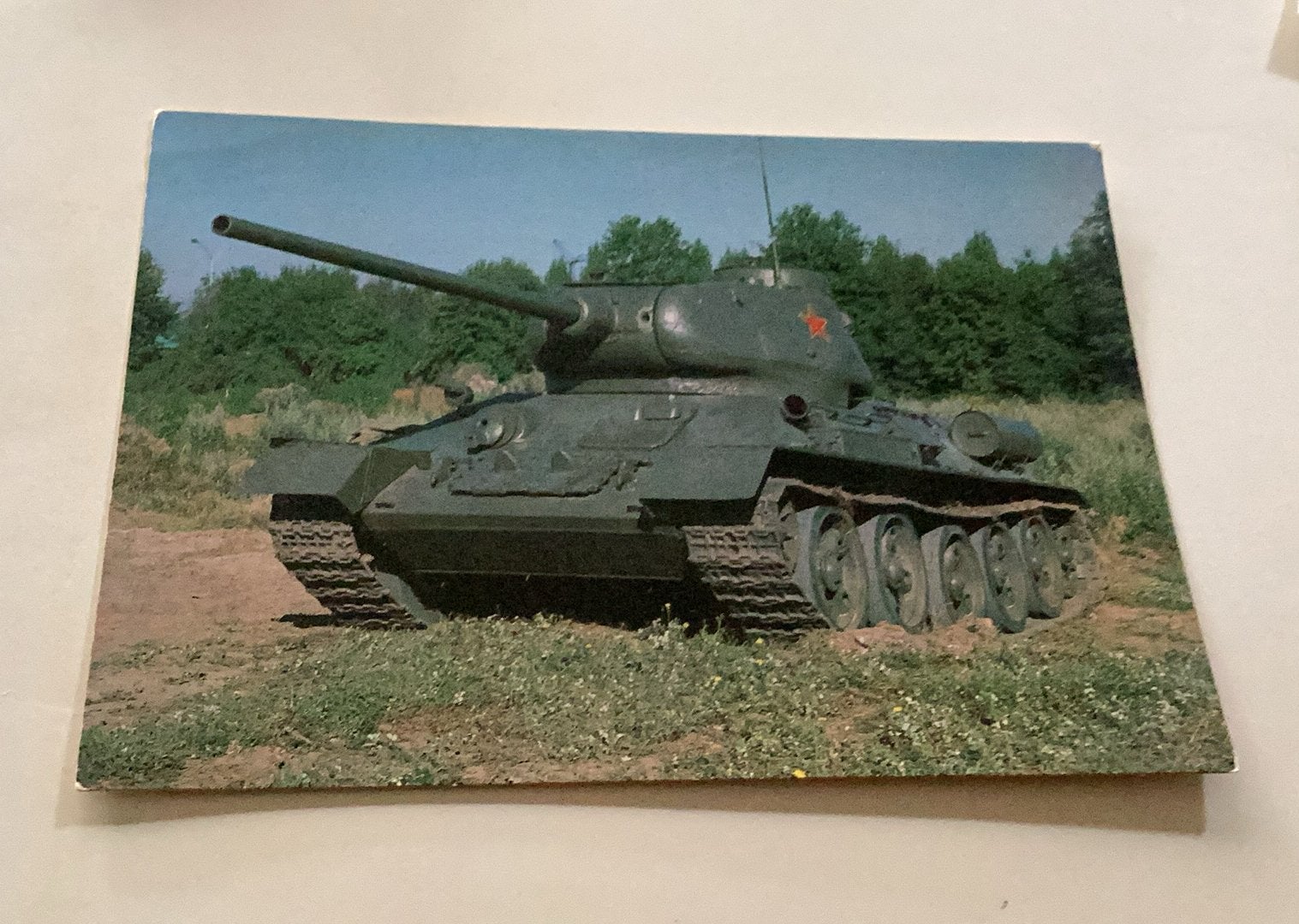 Tank Saumur ansichtkaart, Ophalen of Verzenden