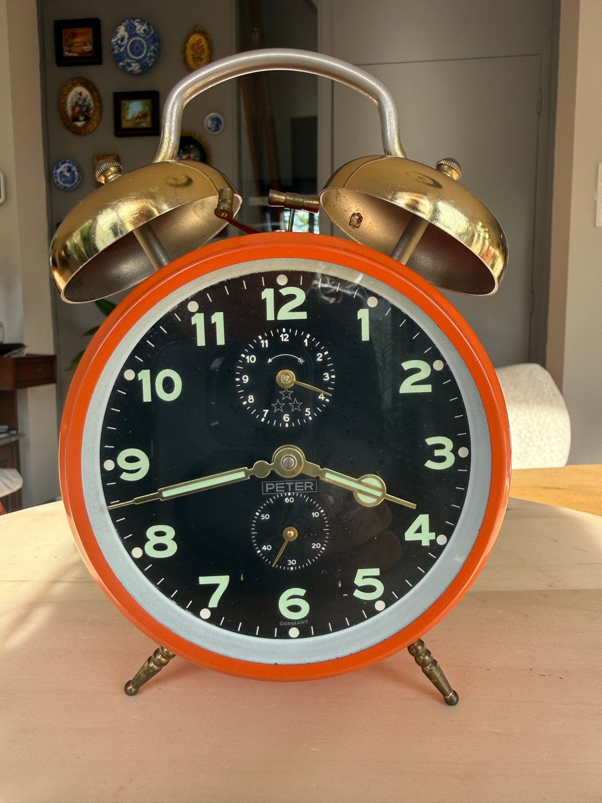 Vintage Peter Wekker - Glow in the Dark Oranje, Ophalen of Verzenden