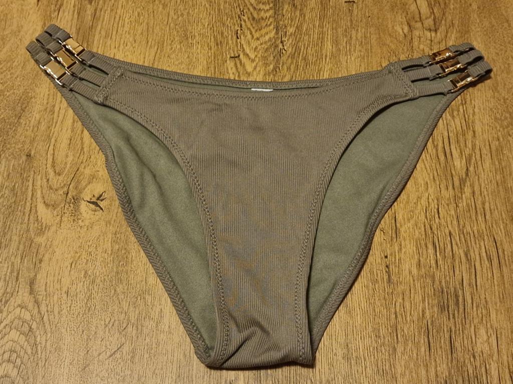 NIEUW Censored zwembroekje mt L legergroen mooie zijkanten, Ophalen, Nieuw, Groen, Bikini