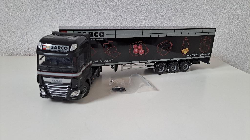 Liontoys Daf XF 510 euro 6 Sarco verpakking, Ophalen of Verzenden, Nieuw, Bus of Vrachtwagen, Lion Toys