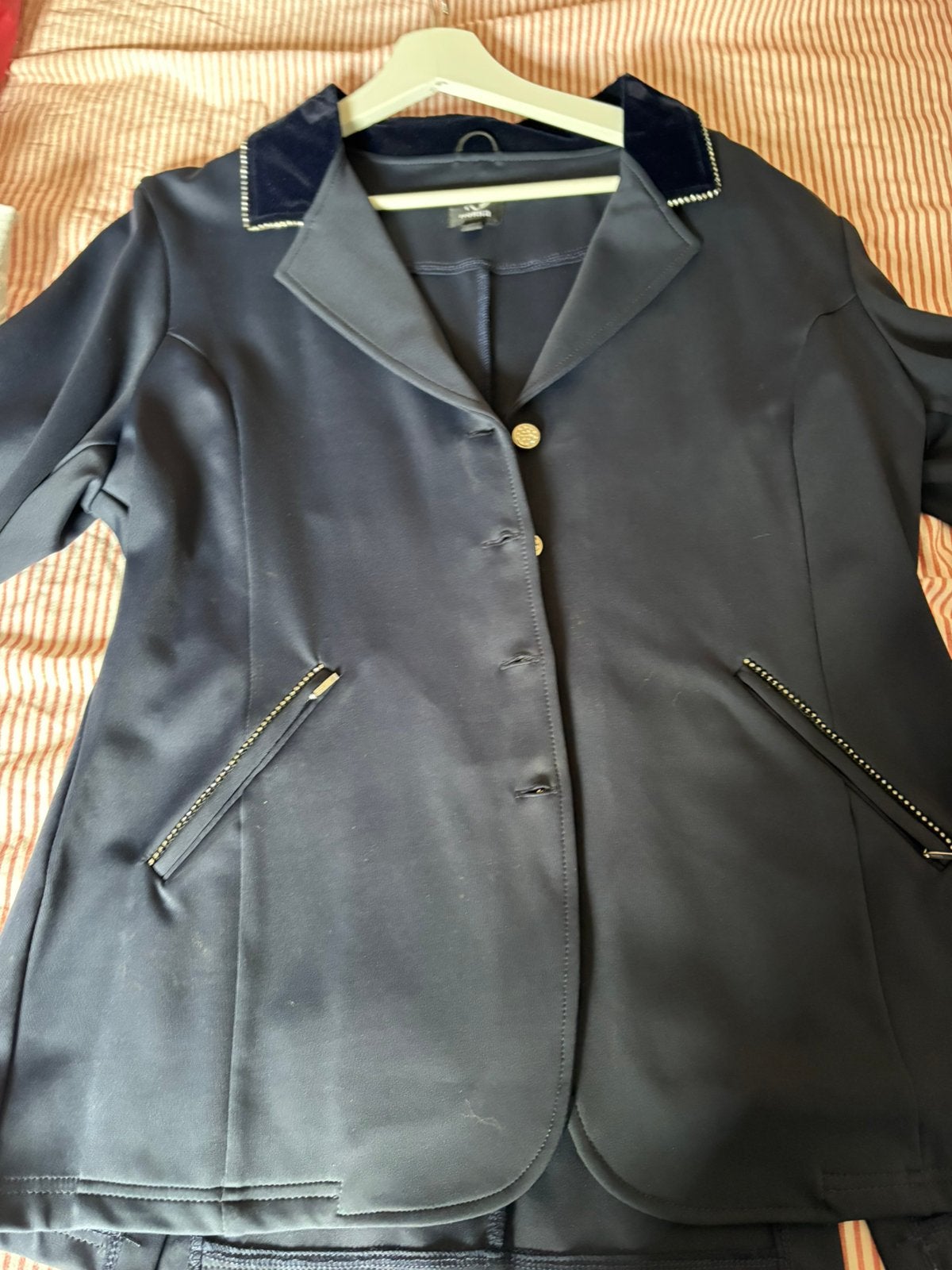 Horka wedstijd jasje, Blauw, L, Ophalen of Verzenden, Zo goed als nieuw