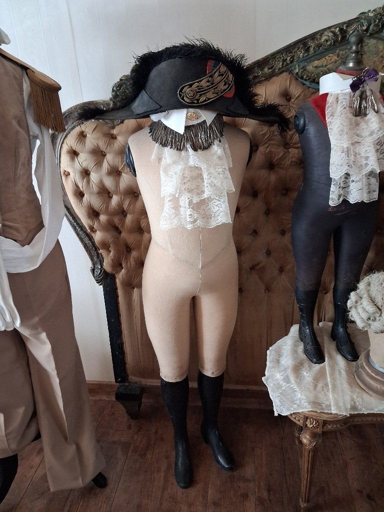 Antiek Napoleon Paspop + Antiek  Bicorne, IN OPTIE, Antiek en Kunst, Ophalen