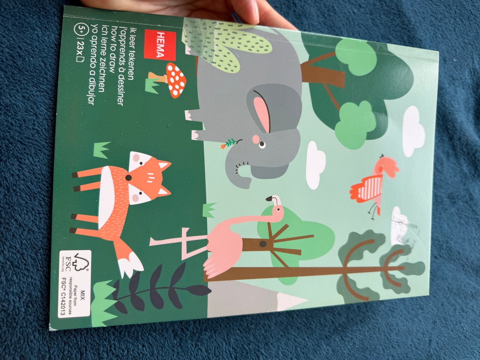 Hema Ik leer tekenen boek - Dieren, Hobby en Vrije tijd, Tekenen, Ophalen of Verzenden, Zo goed als nieuw, Boek of Gids