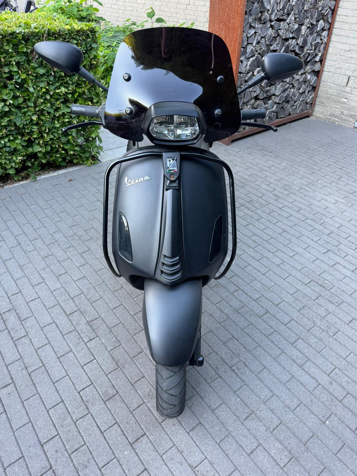 Scooter Vespa sprint mat zwart - Nieuwstaat, Vespa S, Ophalen of Verzenden, Zo goed als nieuw, Benzine