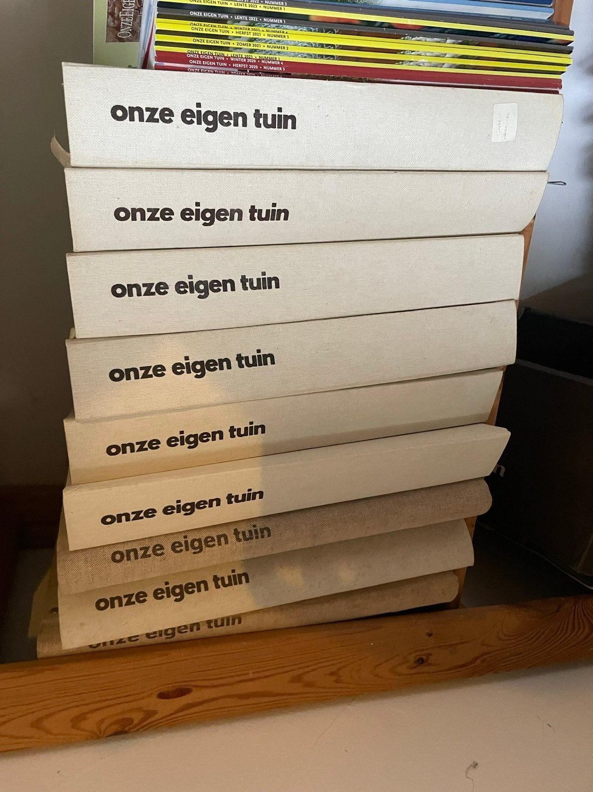 tijdschrift Onze Eigen Tuin ingebonden seizoenen 1983-2008, Boeken, Ophalen, Zo goed als nieuw, Wetenschap en Natuur