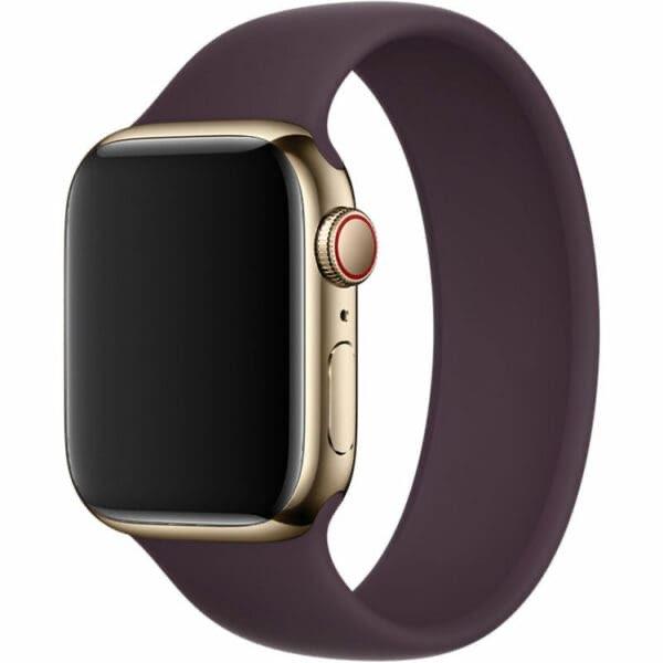 Apple Watch Silicone Solo Loop Dark Cherry Size 2 t/m  9, Telecommunicatie, Wearable-accessoires, Nieuw, Bandje, Ophalen of Verzenden