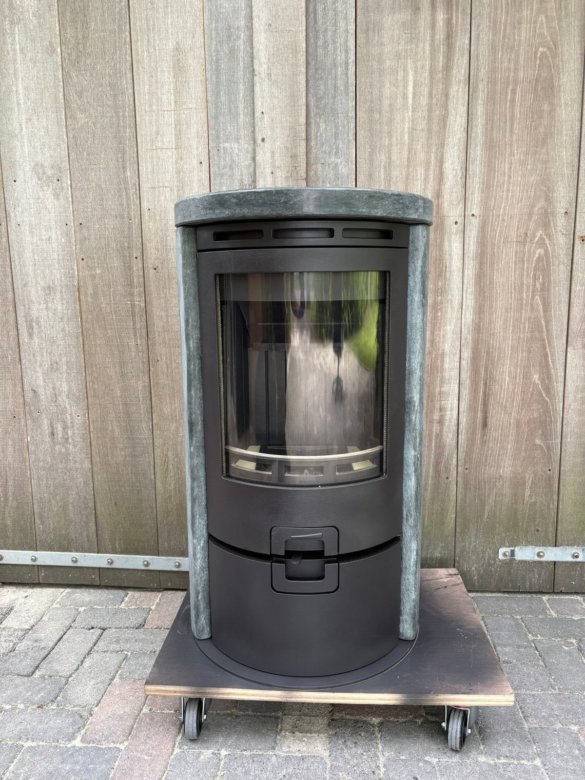 Barbas eco 600 houtkachel, Huis en Inrichting, Kachels, Zo goed als nieuw, Vrijstaand, Houtkachel, Hout, Ophalen of Verzenden